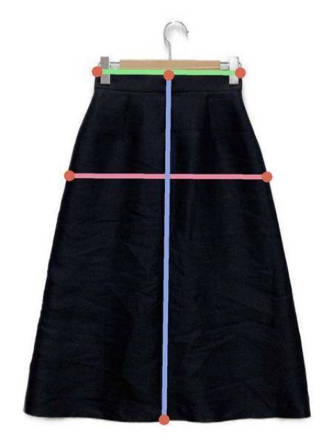 中古・古着通販】ANAYI (アナイ) シルキーダブルクロスAラインスカート