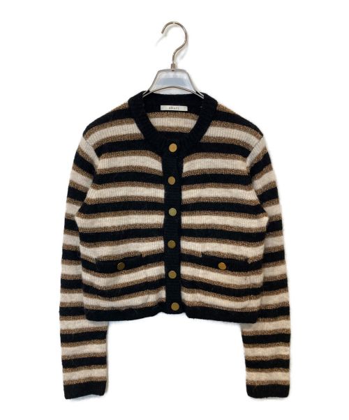 ♥️3/13迄限定お値下げ♥️アナイ♥️新品未使用品♥️ジャケット♥️サイズ38 中古・古着通販】ANAYI (アナイ) ラメボーダーニットジャケット