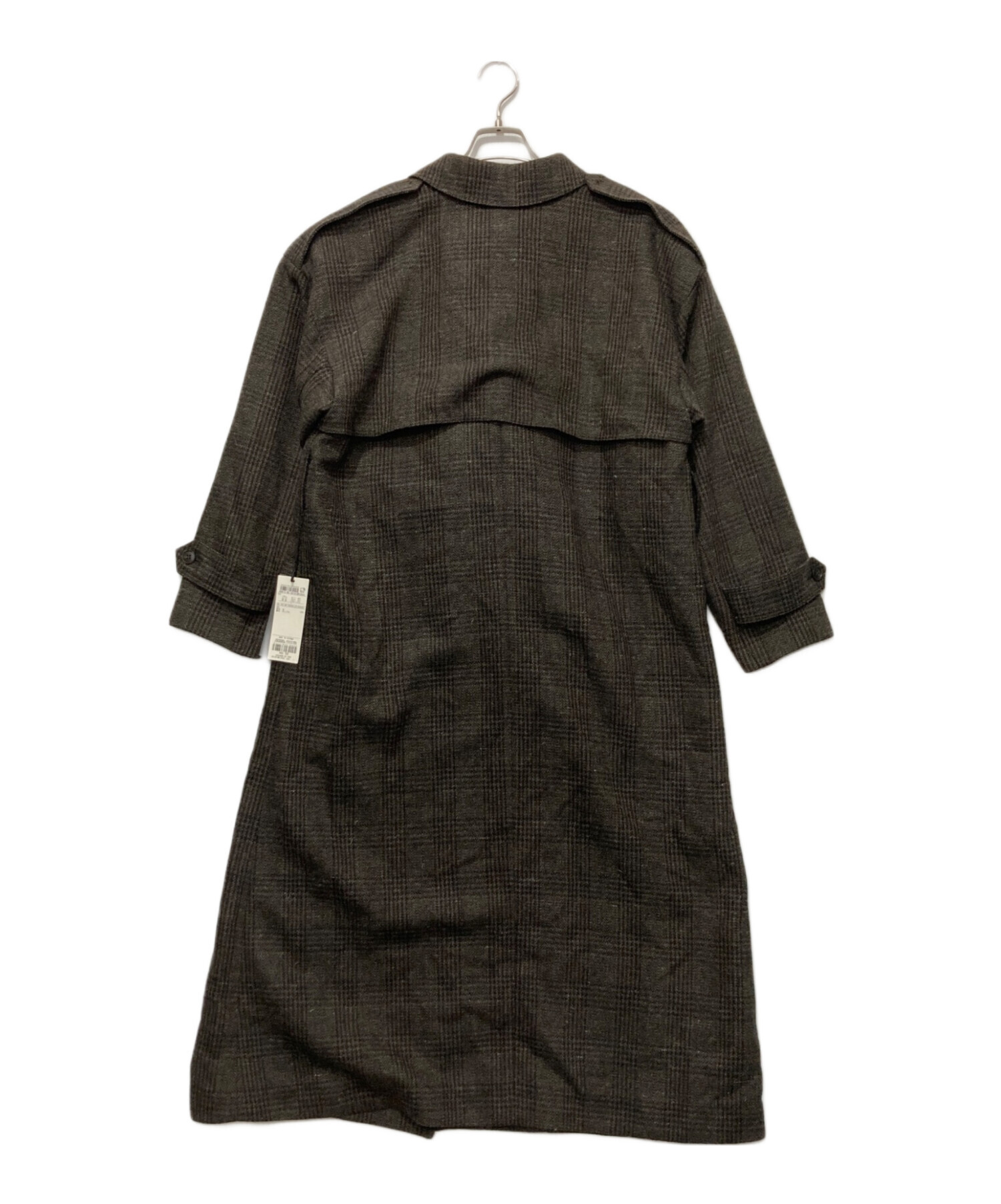 中古・古着通販】uncrave (アンクレイヴ) グレンチェック トレンチ 