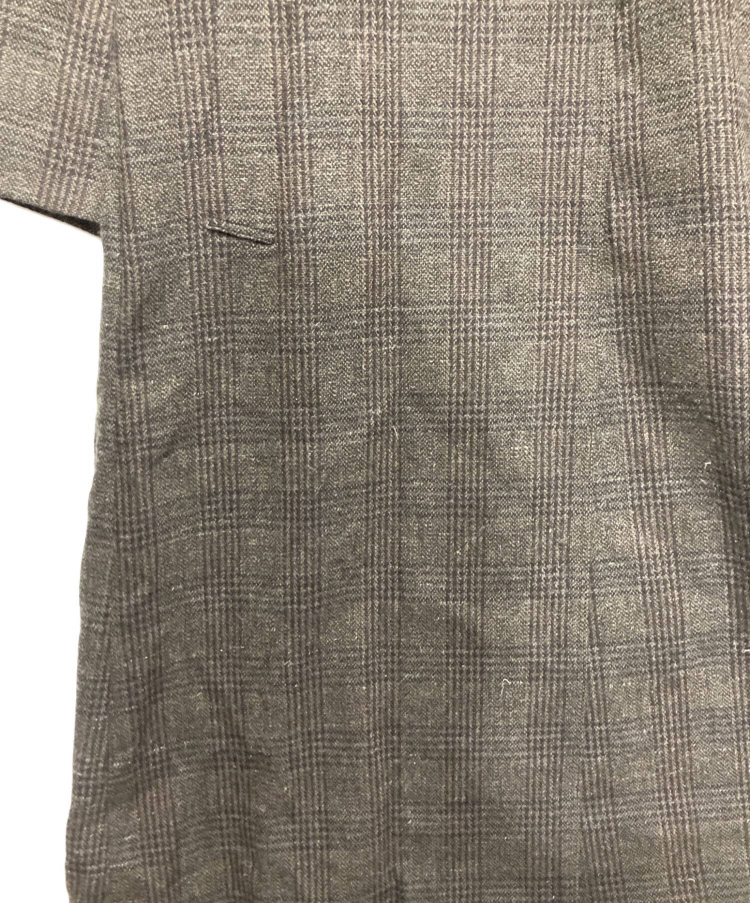 中古・古着通販】uncrave (アンクレイヴ) グレンチェック トレンチ