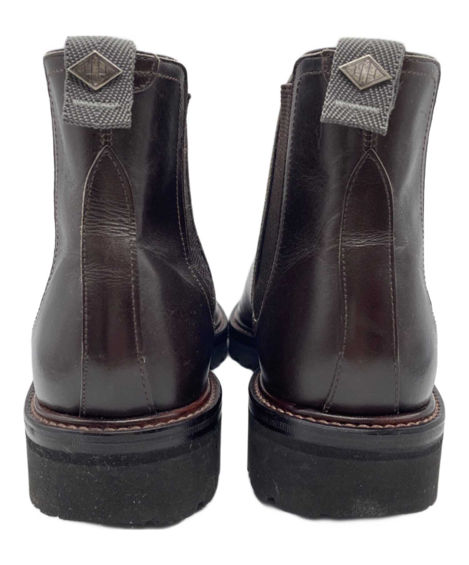 中古・古着通販】W.H (ダブルエイチ) サイドゴアブーツ ブラウン