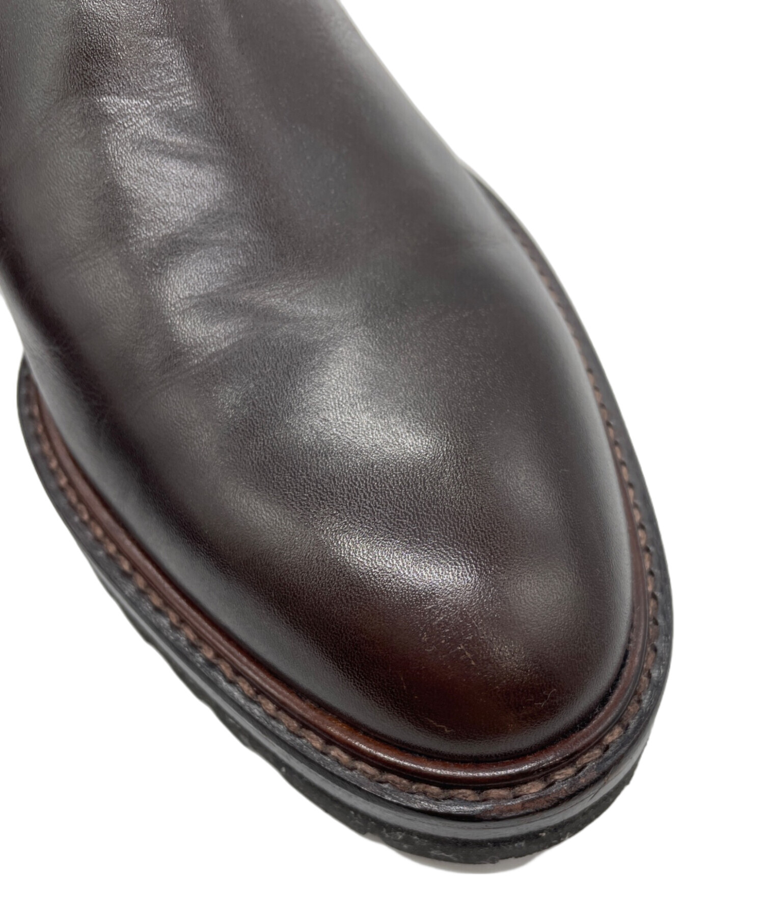 中古・古着通販】W.H (ダブルエイチ) サイドゴアブーツ ブラウン