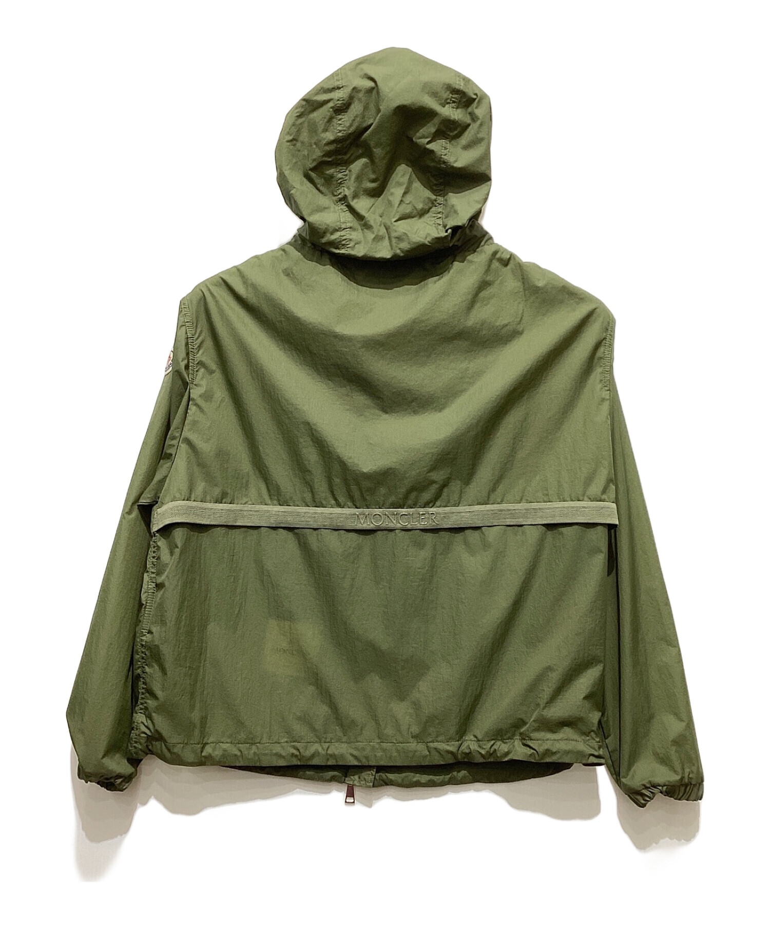 モンクレール MONCLER ★ ナイロン ジャケット レディース オリーブ色 中古・古着通販】MONCLER (モンクレール) ROSELEND ナイロンジャケット