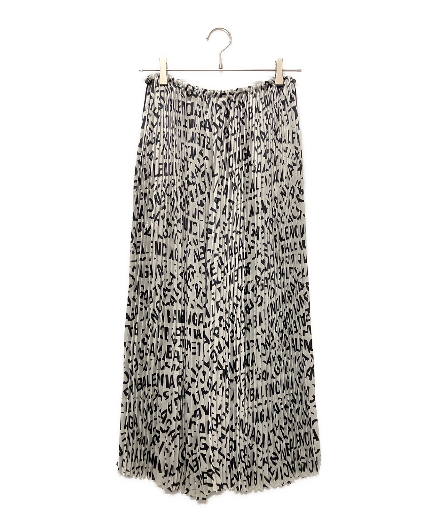 バレンシアガ プリーツスカート 中古・古着通販】BALENCIAGA (バレンシアガ) 総ロゴプリーツスカート