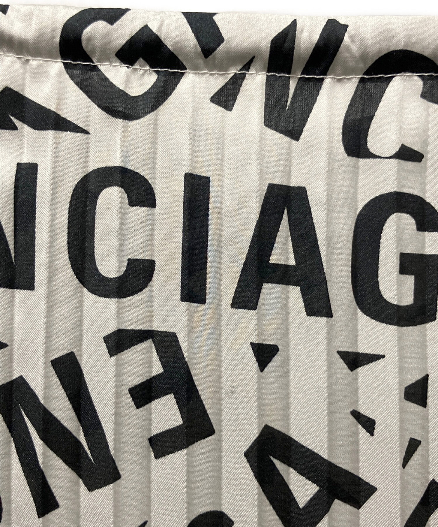 中古・古着通販】BALENCIAGA (バレンシアガ) 総ロゴプリーツスカート