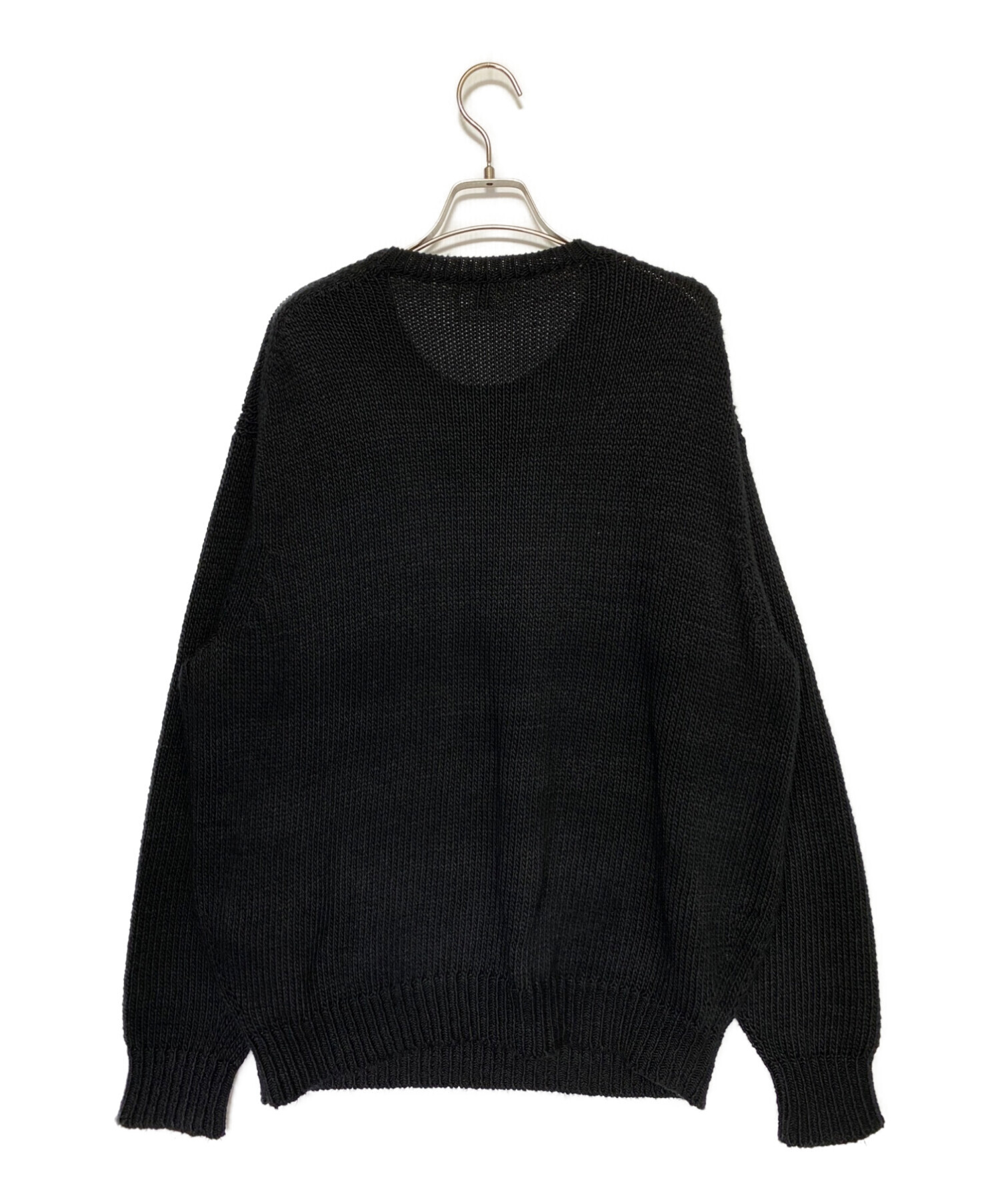 中古・古着通販】HERILL (ヘリル) Cottoncode Crewneck ブラック 