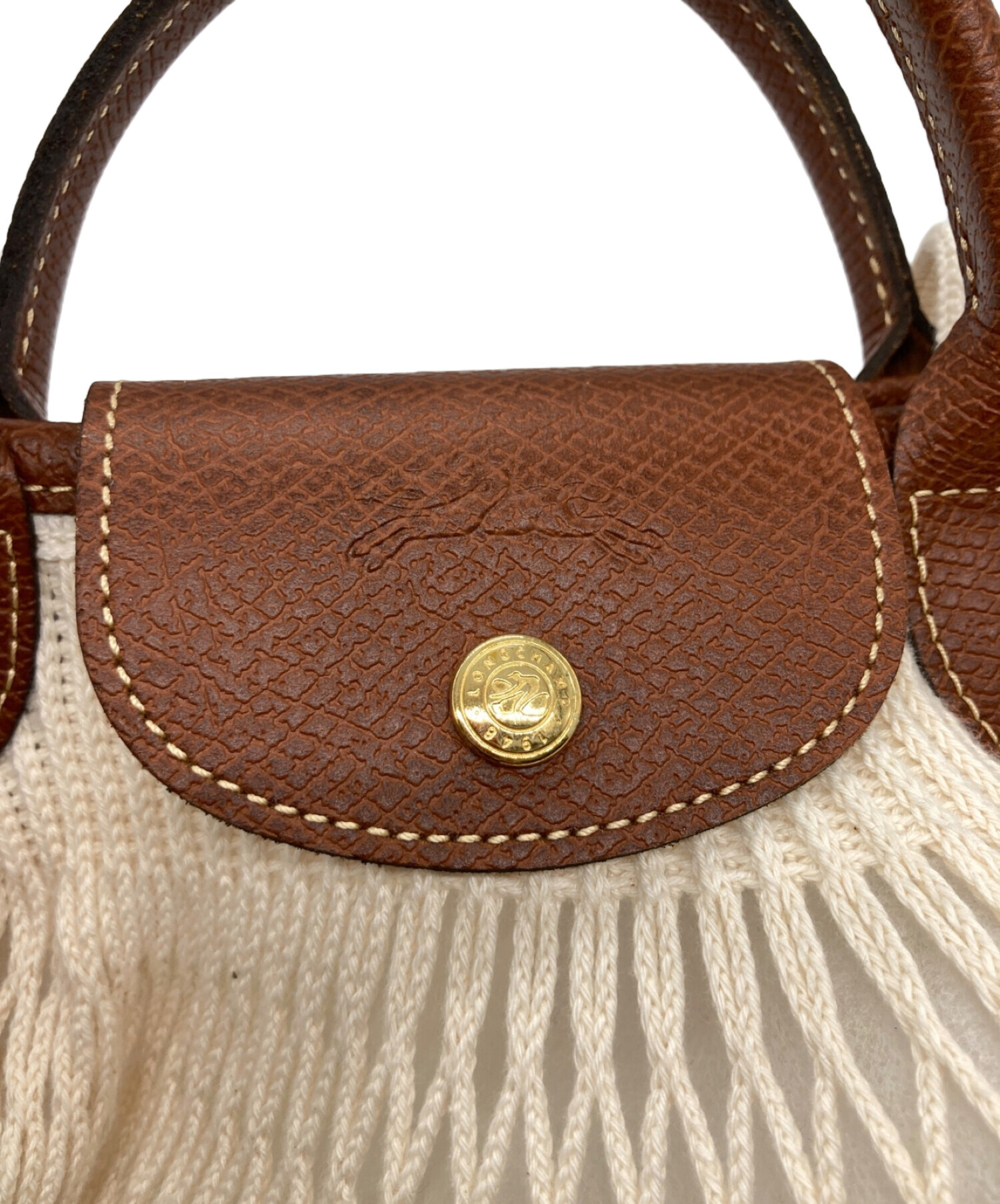 中古・古着通販】LONGCHAMP (ロンシャン) 2WAYメッシュバッグ 