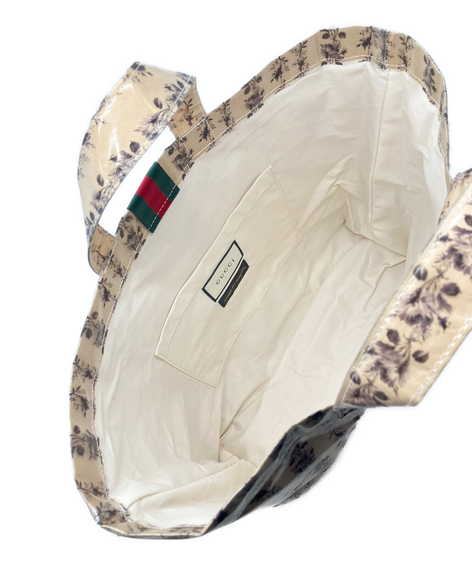 ⭐︎美品⭐︎GUCCI×COMME des GARÇONS 花柄PVCトートバッグ 中古・古着通販】COMME des GARCONS (コムデギャルソン) GUCCI (グッチ