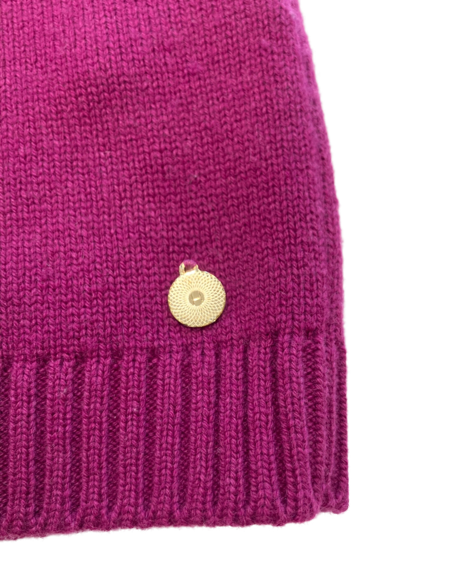 中古・古着通販】HERMES (エルメス) カシミヤロングニット パープル