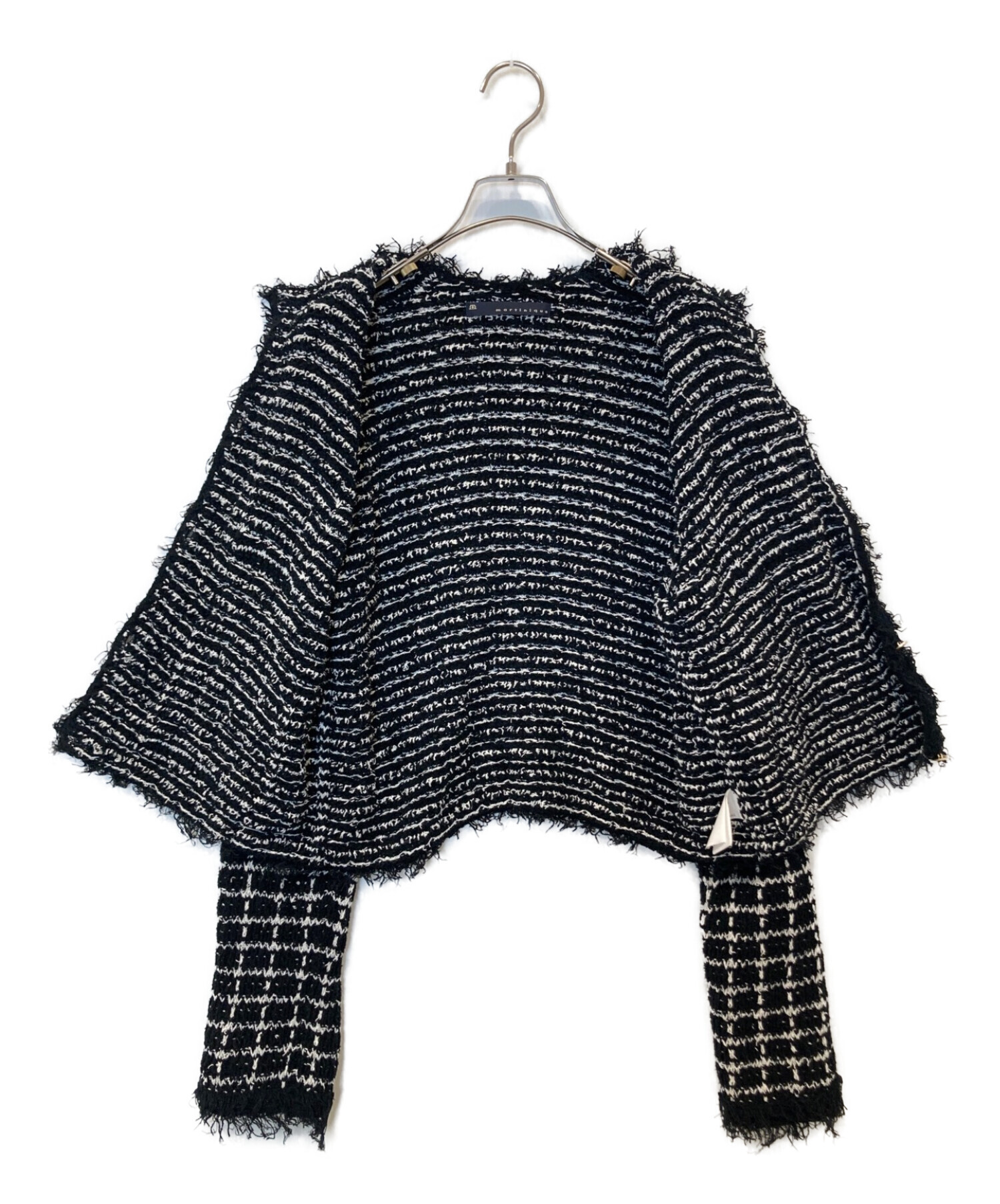 新品未使用！(定価¥63,800)マルティニーク　ツイードジャケット martinique ジャケット ノーカラージャケット martinique/ツイード