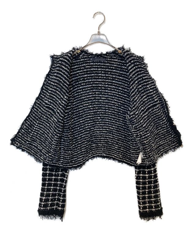 中古・古着通販】martinique (マルティニーク) グリッドツイードニット