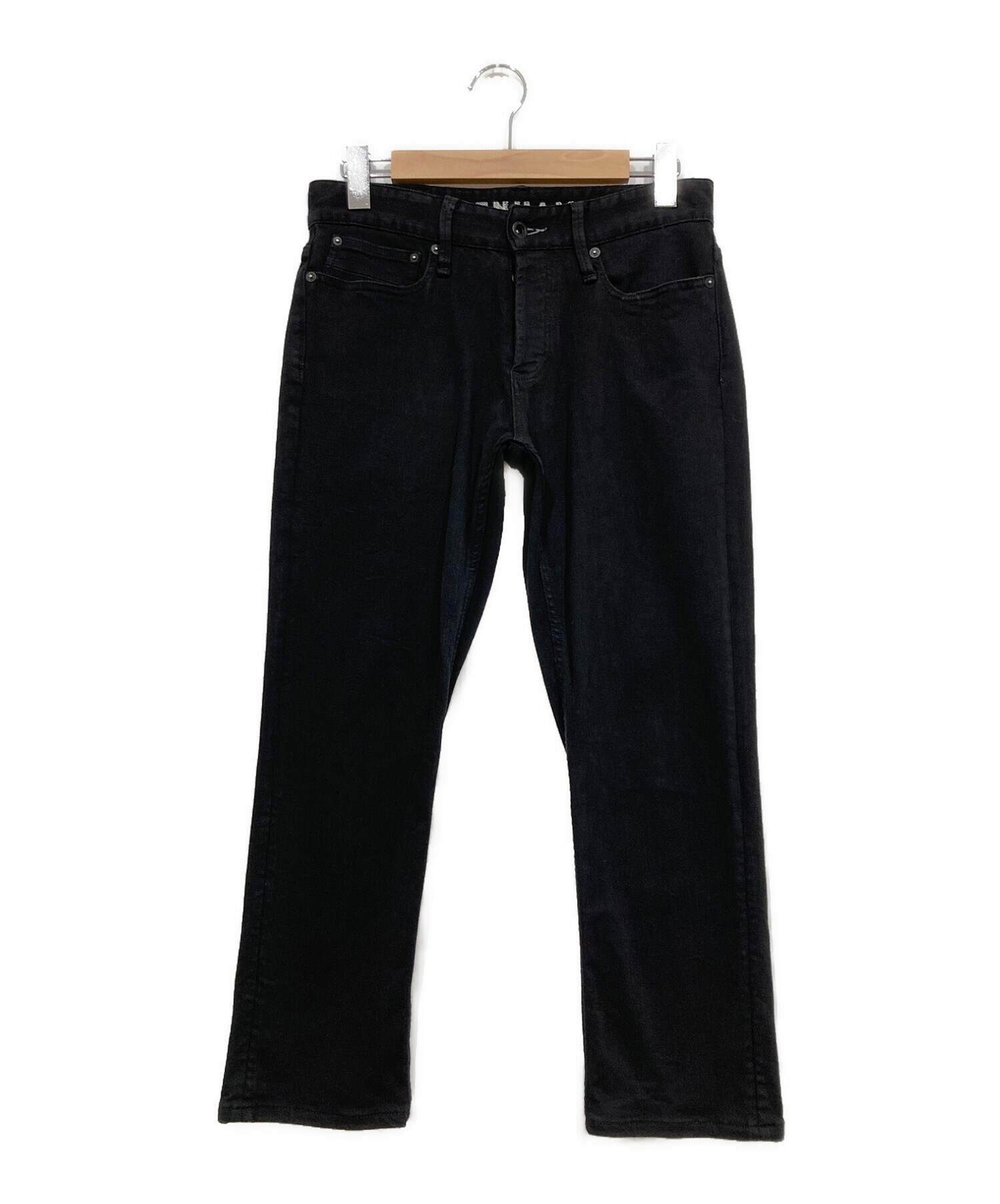 DENHAM 32インチ生デニム ブラック ジャパンデニム デンハムのジーンズ