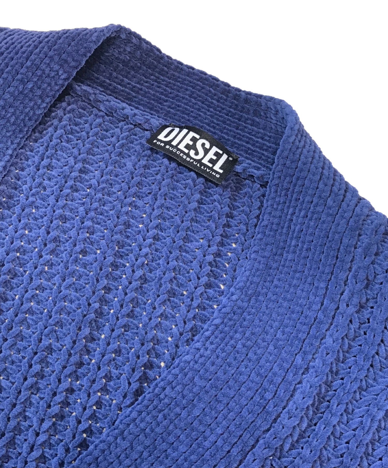 中古・古着通販】DIESEL (ディーゼル) ニットカーディガン 中古・古着通販】DIESEL (ディーゼル) ニットカーディガン