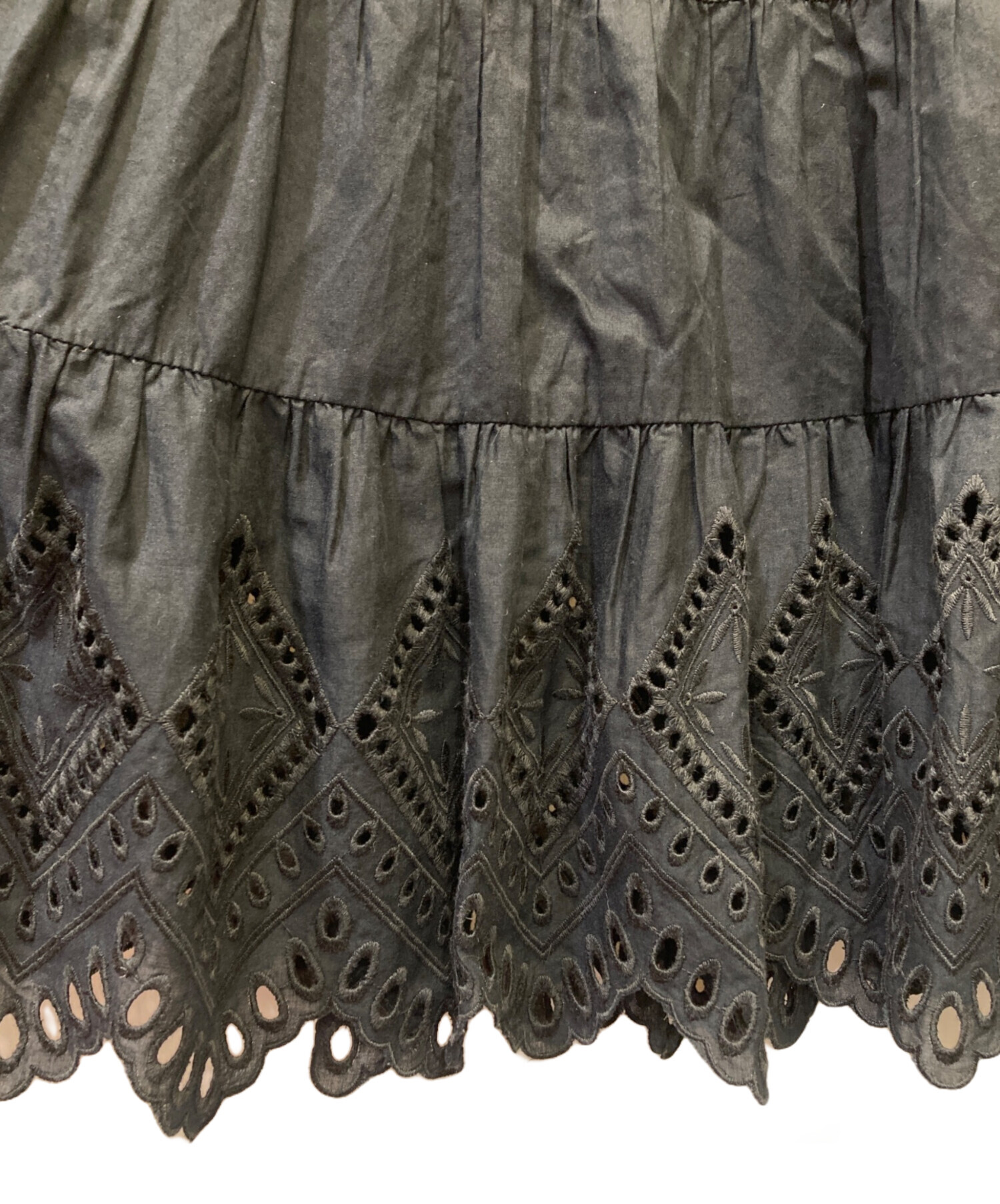 ティアードスカートアルページュストーリー本日22:00までの値下げ Arpege story オーガンティアードスカート アルページュストーリー