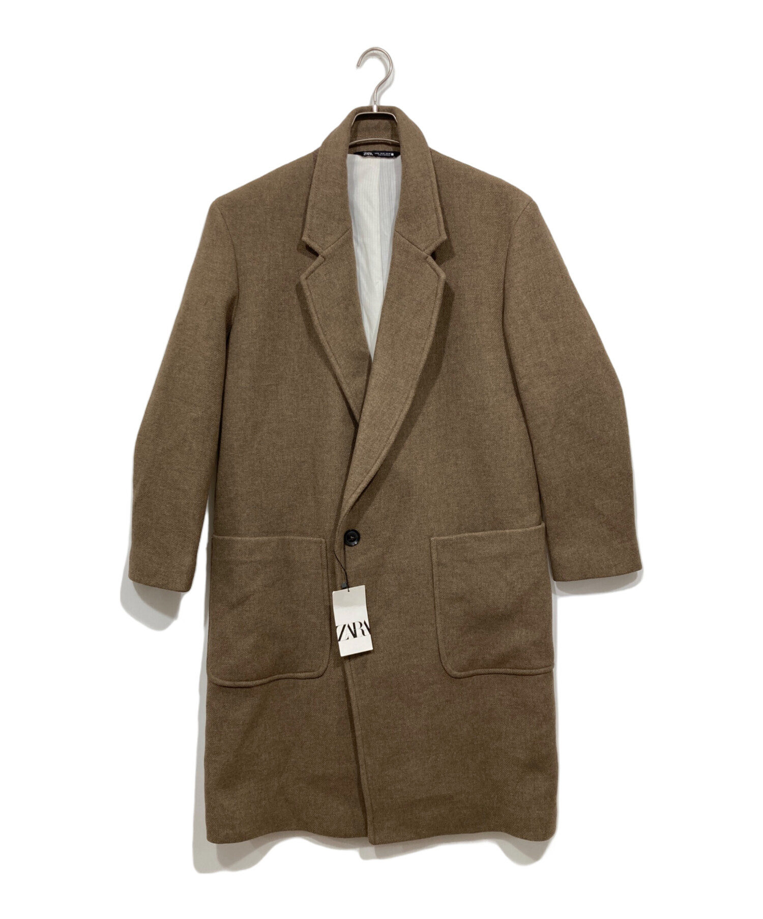 中古・古着通販】ZARA (ザラ) ダブルブレストコート ブラウン サイズ:M