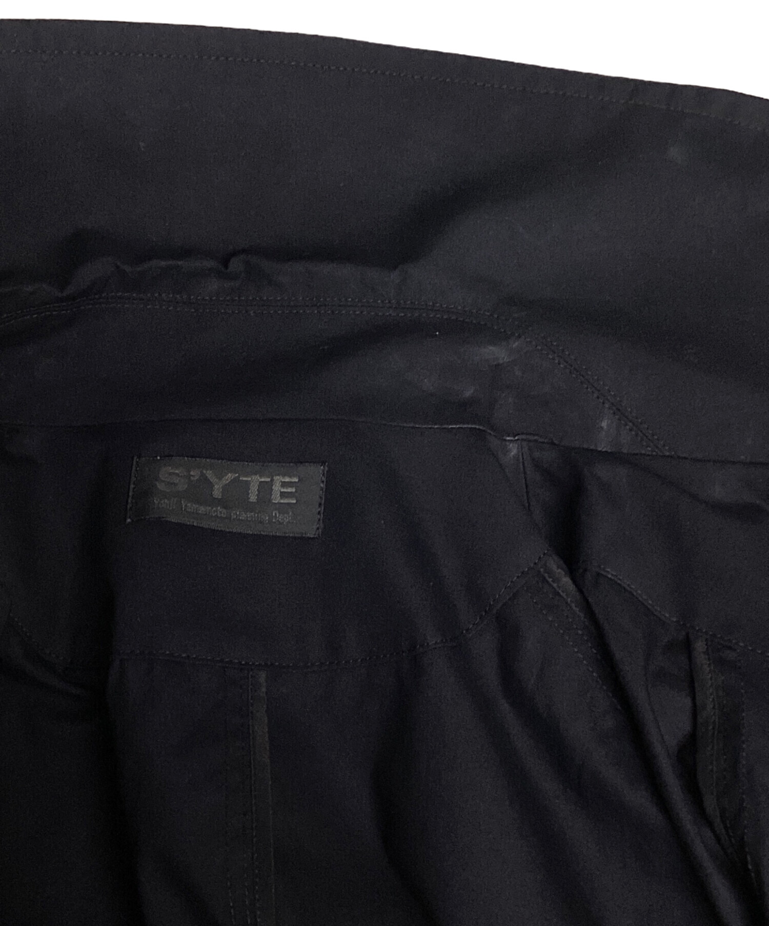 中古・古着通販】s'yte (サイト) タイロッケンコート ブラック サイズ