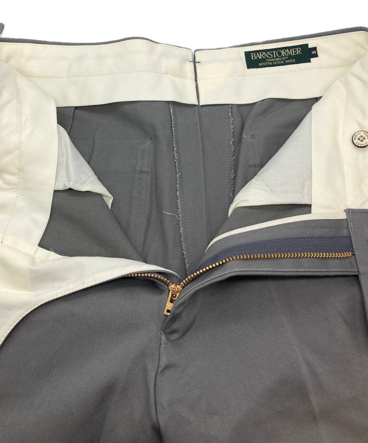 バーンストーマー　マックイーンパンツ ソリッドグレー バーンストーマー マックイーンパンツ ソリッドグレー バーン