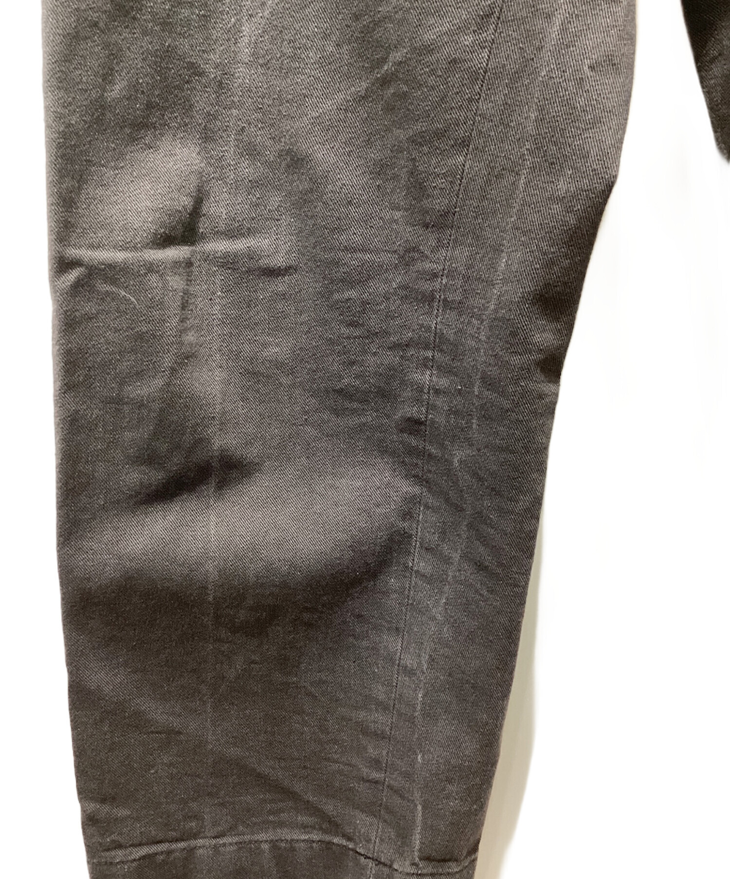 中古・古着通販】ATLAST & CO (アットラスト) ワークパンツ ブラック