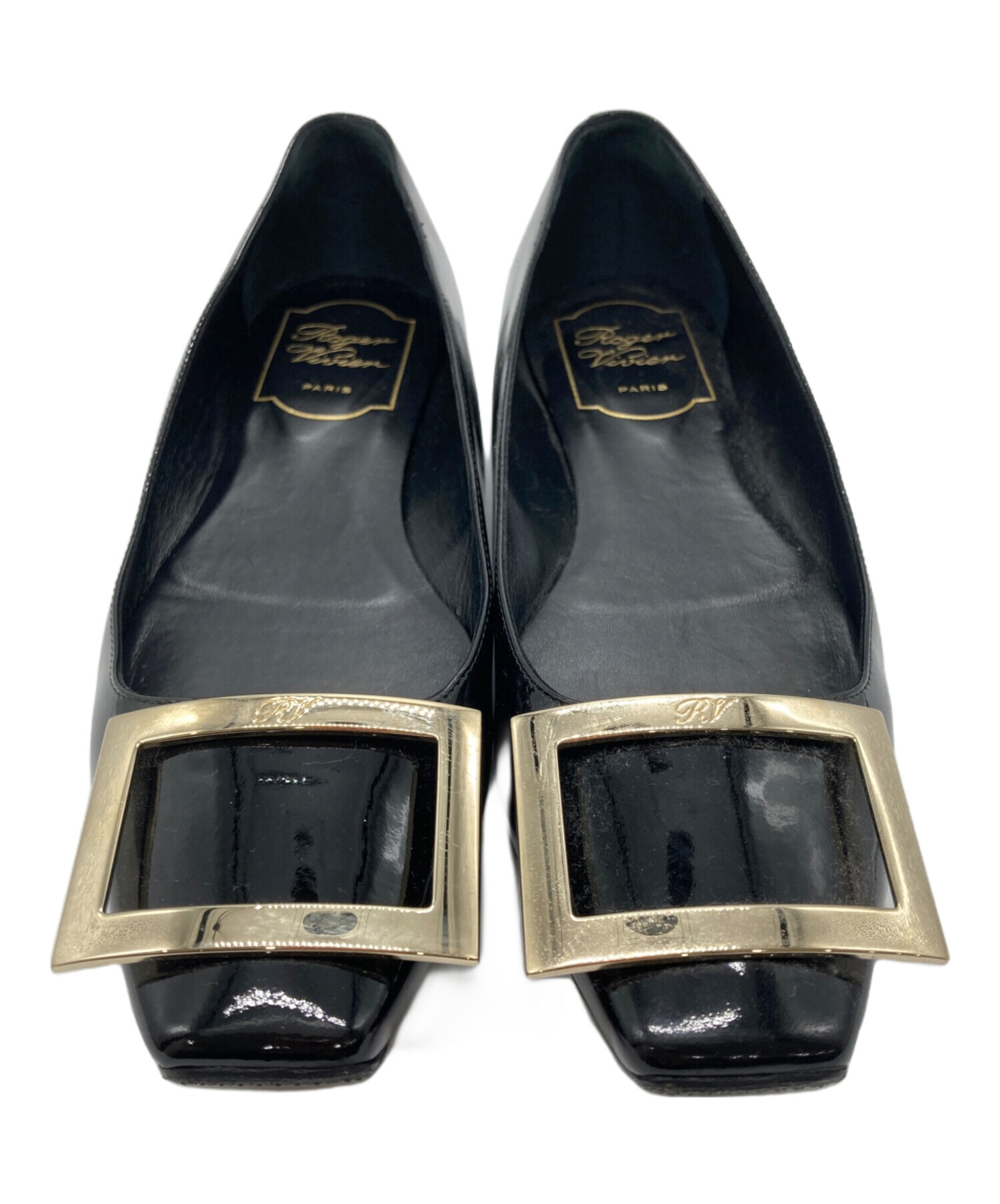 中古・古着通販】Roger Vivier (ロジェ ヴィヴィエ) バックル パンプス 中古・古着通販】Roger Vivier (ロジェ ヴィヴィエ) バックル パンプス