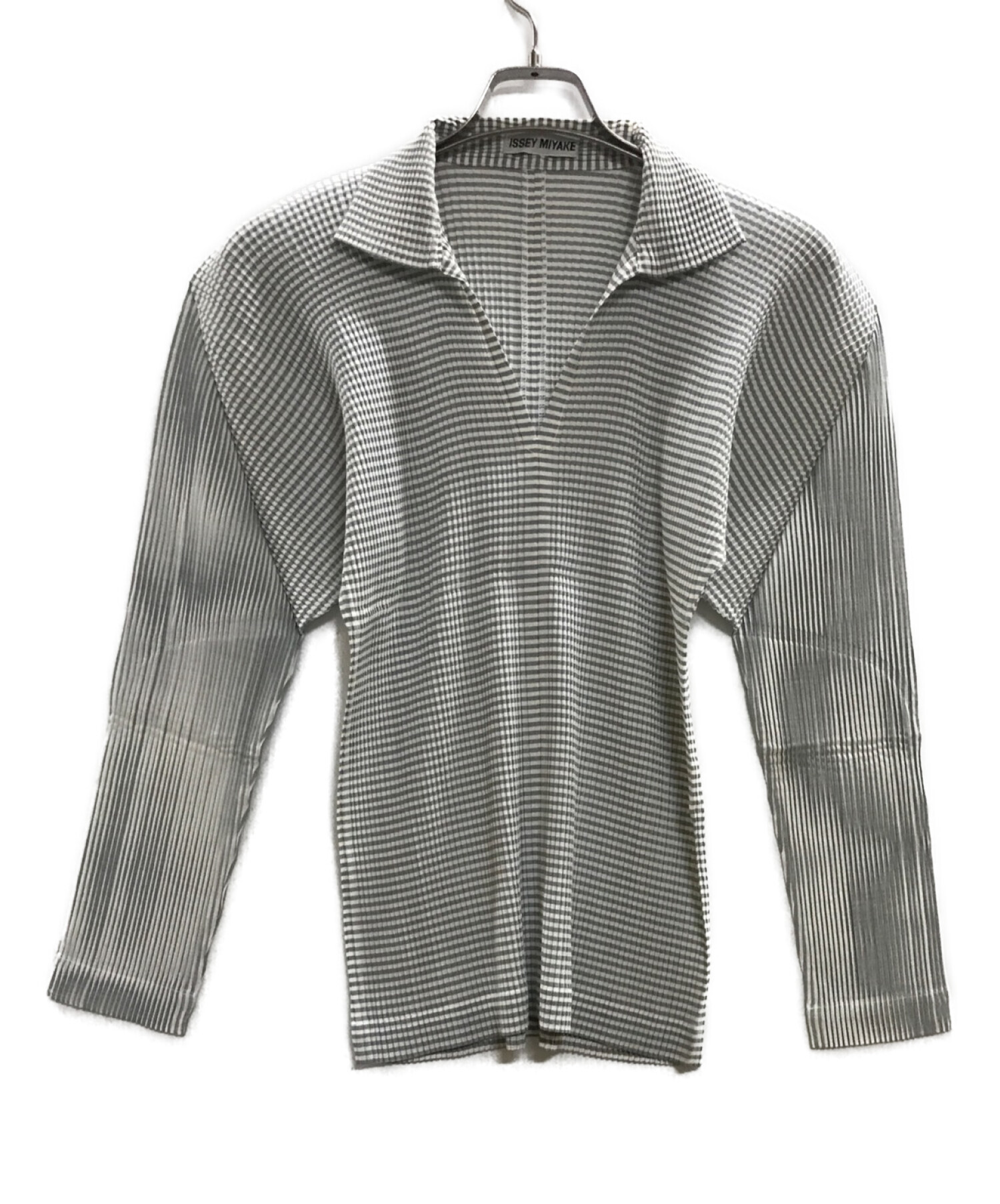 ISSEY MIYAKE イッセイミヤケ 90s ストライプ柄 長袖シャツ ISSEY