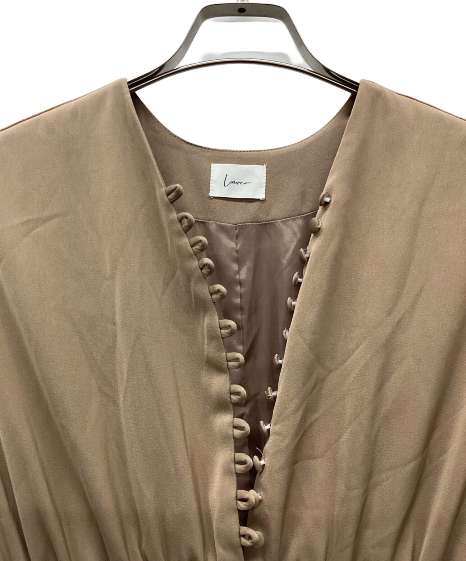 中古・古着通販】Louren (ローレン) front button volume onepiece  