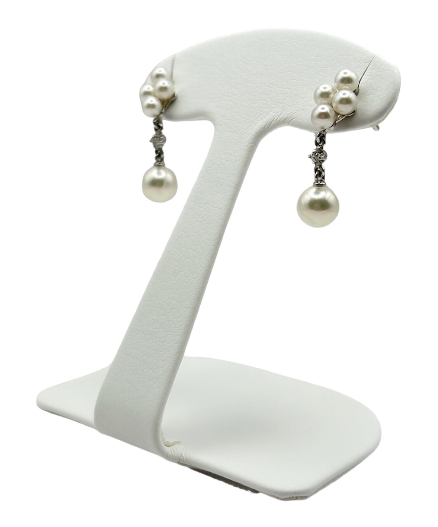 中古・古着通販】MIKIMOTO (ミキモト) スイングパール ダイヤ ピアス 