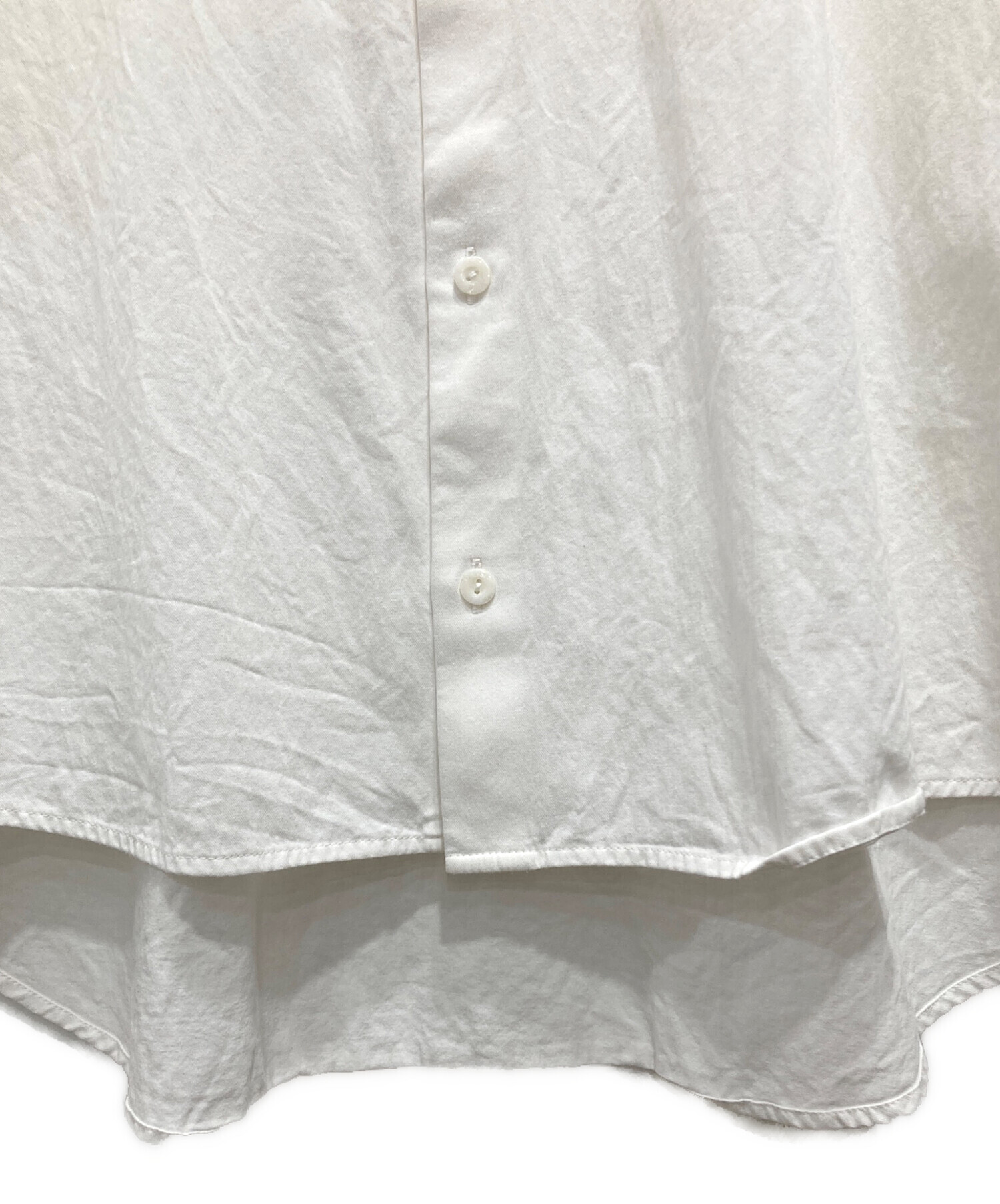 中古・古着通販】ka na ta (カナタ) 17years stand shirt ホワイト