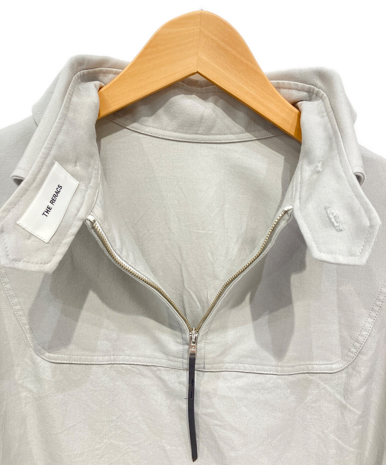 中古・古着通販】THE RERACS (ザ リラクス) ノースリーブハーフジップ