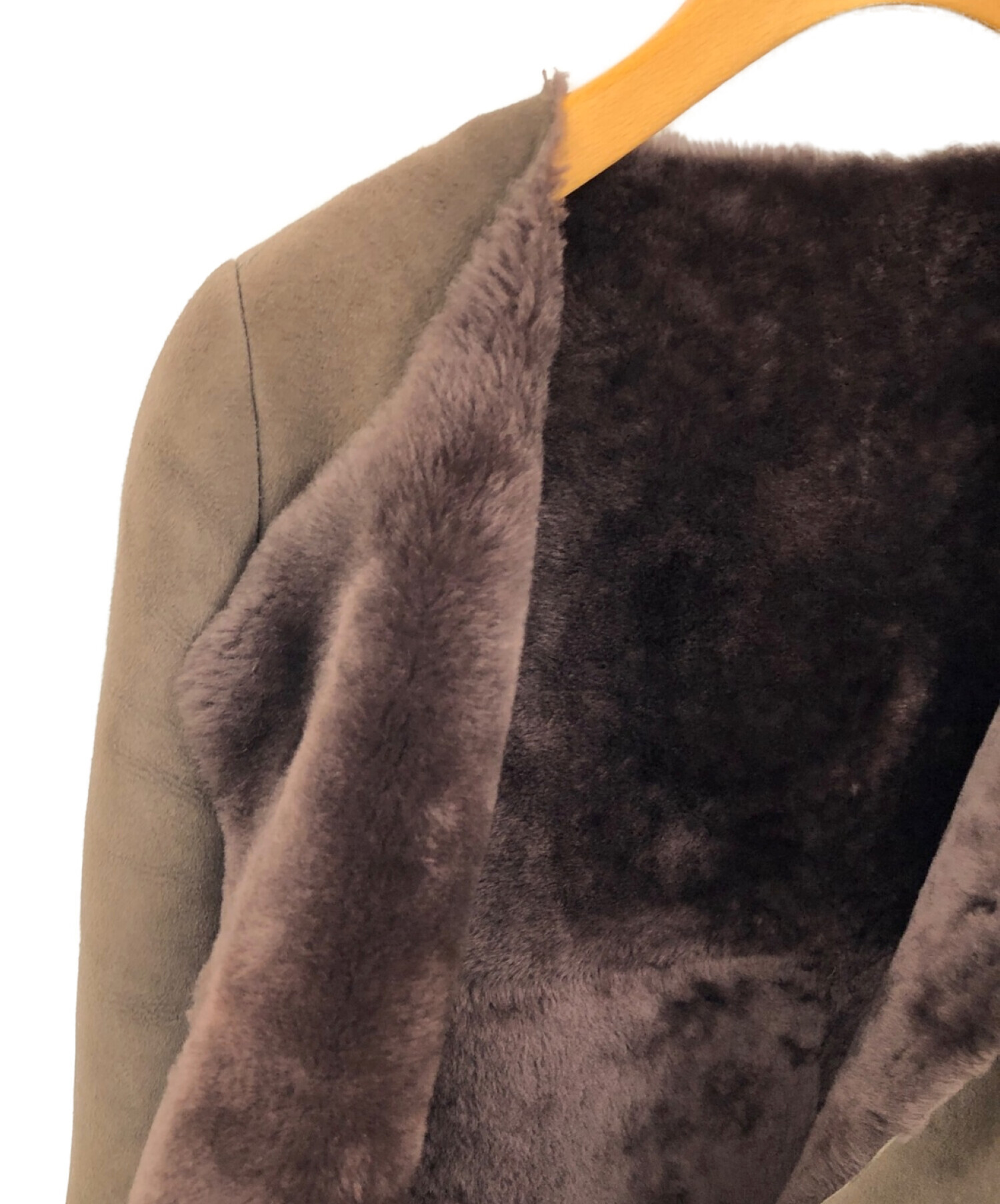 中古・古着通販】BALLSEY (ボールジィ) ノーカラームートンコート