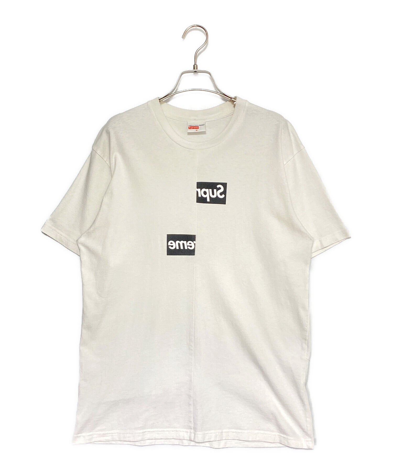 Supreme×コムデギャルソン Split Box Logo Tシャツ M 中古・古着通販 