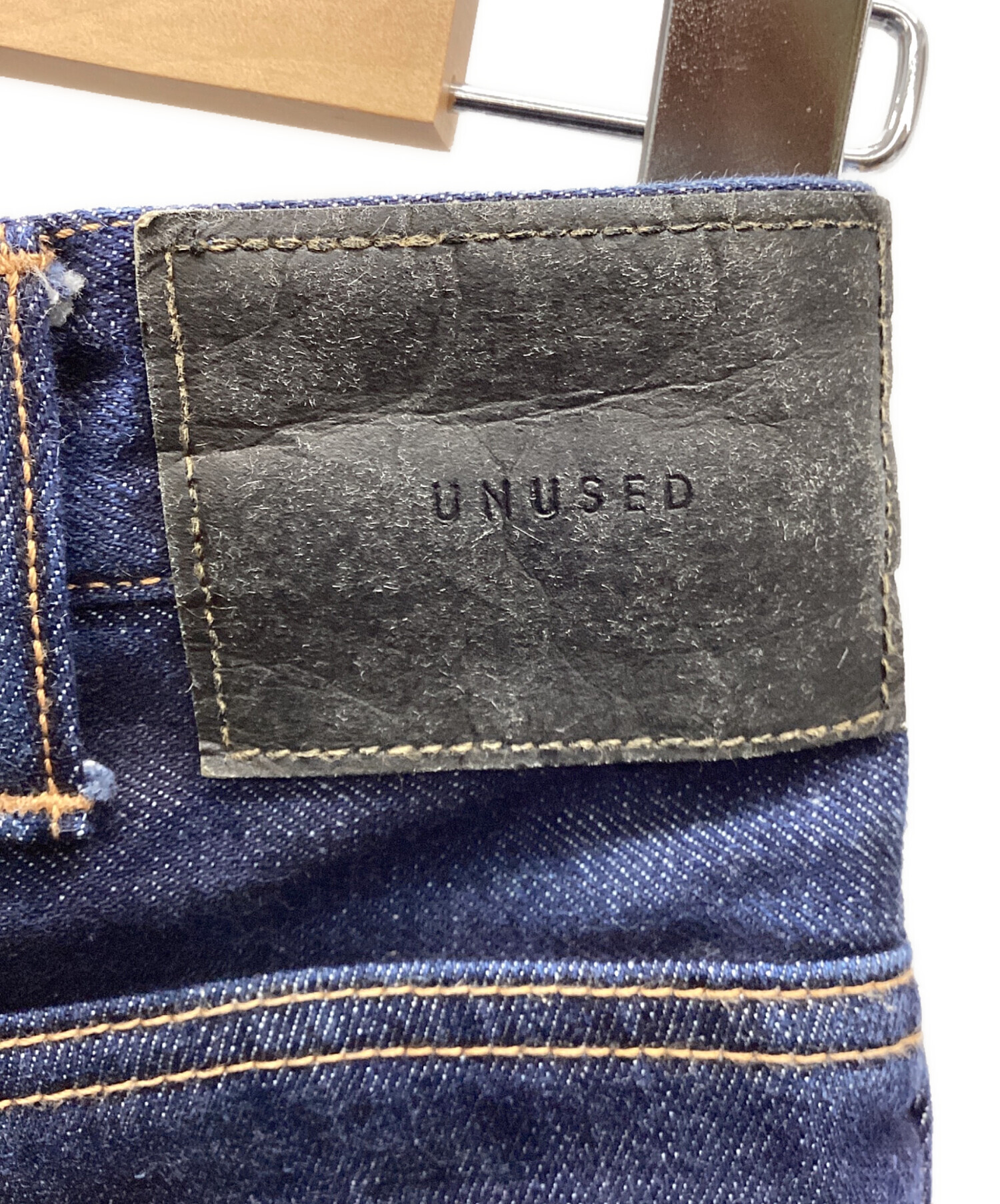 中古・古着通販】UNUSED (アンユーズド) テーパードデニムパンツ