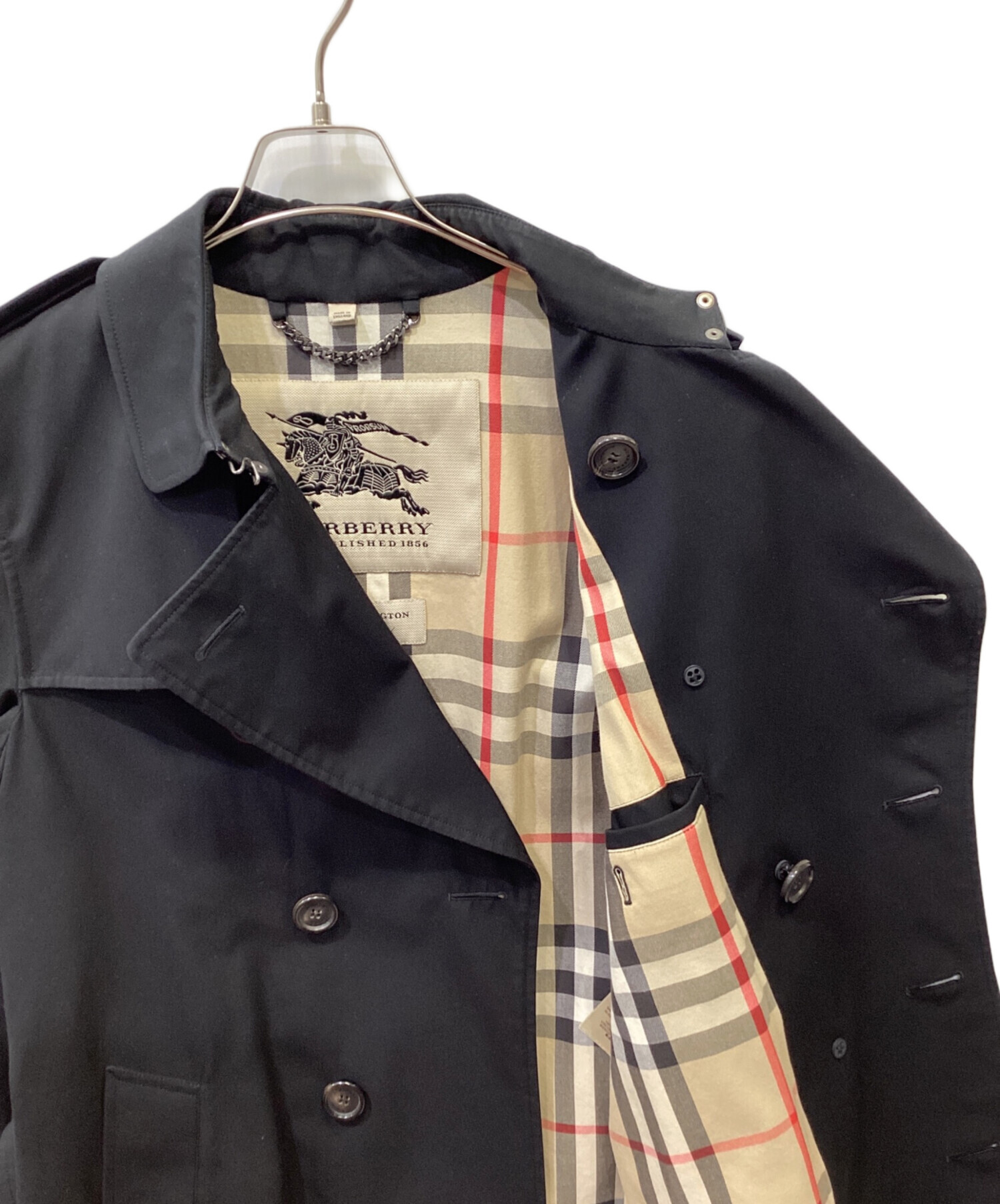 中古・古着通販】BURBERRY (バーバリー) セミロングトレンチ
