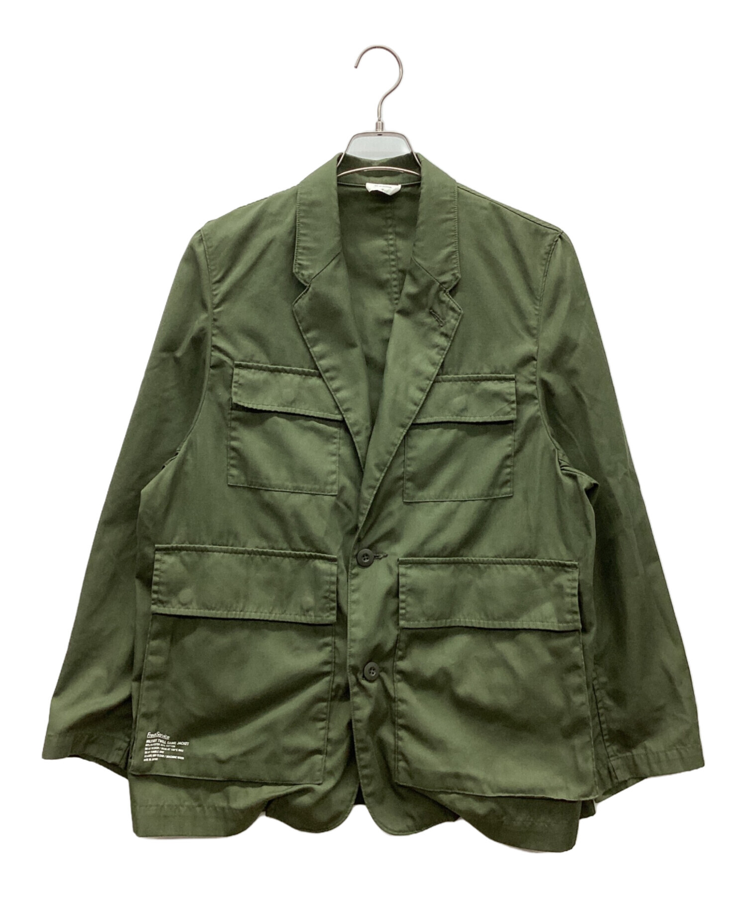 fresh service MILITARY TWILL GAME JACKET フレッシュサービス