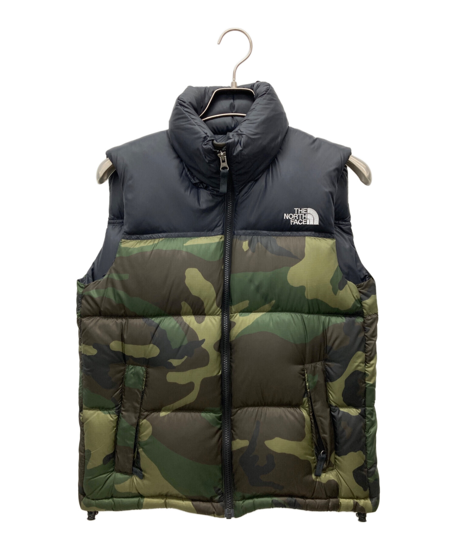 THE NORTH FACE 迷彩ダウンベスト Sサイズ 【公式通販】