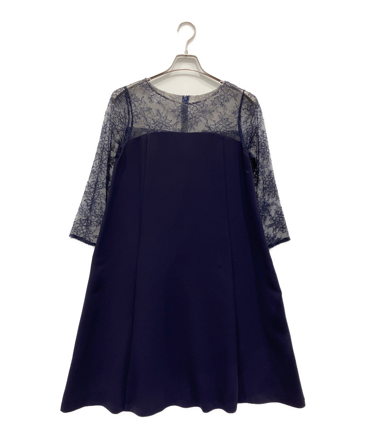 【極美品】グレースコンチネンタル　ビジューベルトワンピース　ドレス　オケージョン グレースコンチネンタルGRACE CONTINENTALビジューベルト付き