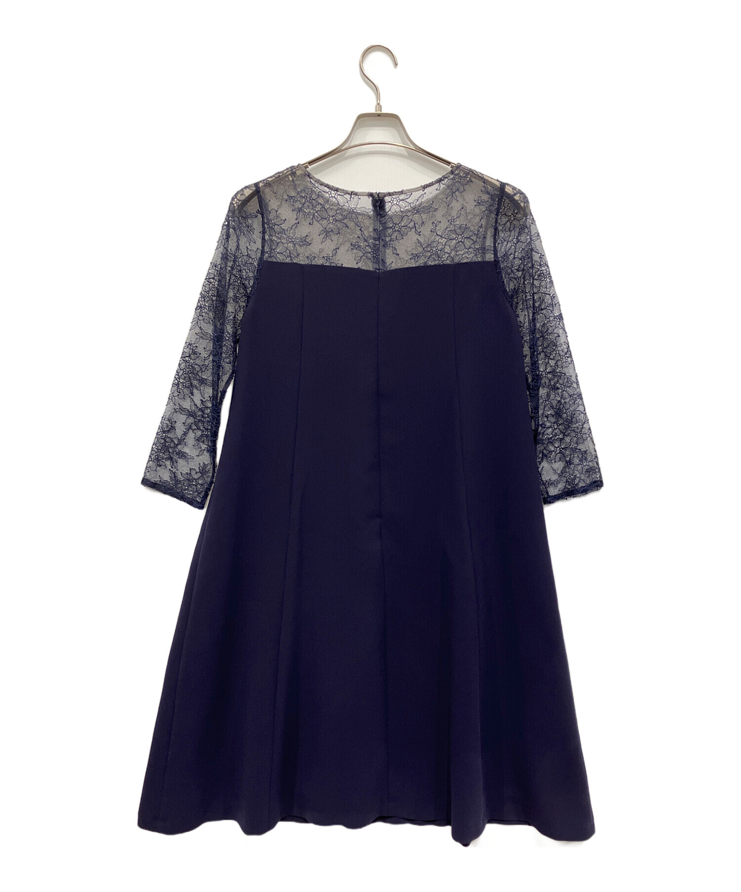 グレースコンチネンタル　襟付き　ワンピース　ビジュー グレースコンチネンタル 襟付き ワンピース ビジュー ビジューミニ