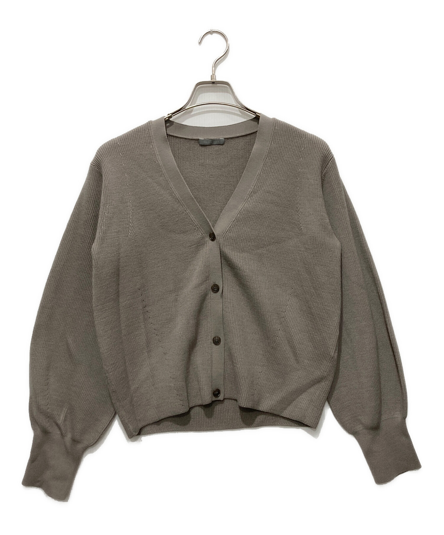 【新品未使用】anuans ペプラムニットカーディガン ペプラムニットカーディガン（カーディガン/ボレロ）｜anuans（ア