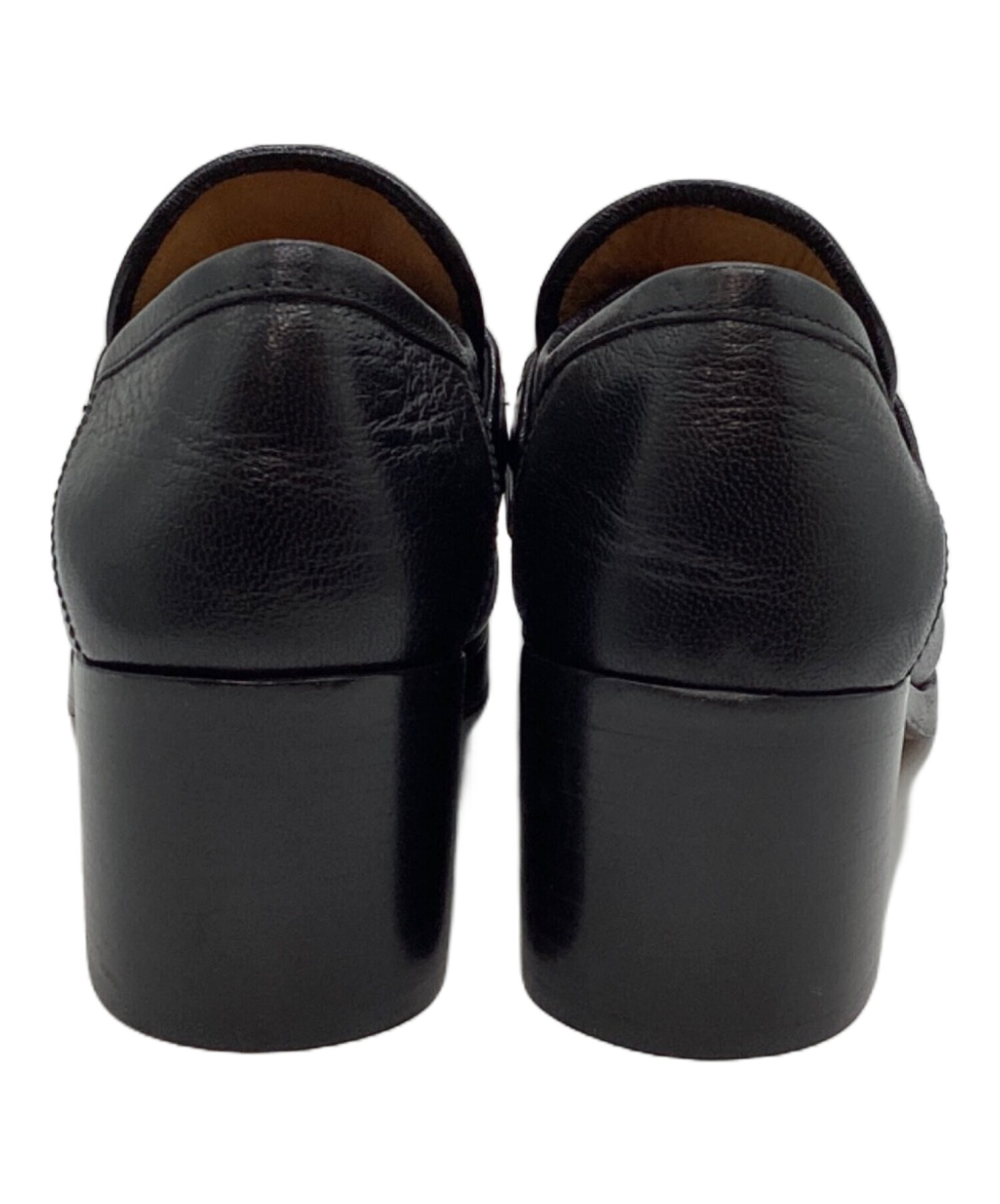 中古・古着通販】GUCCI (グッチ) ホースビットローファー ブラック 