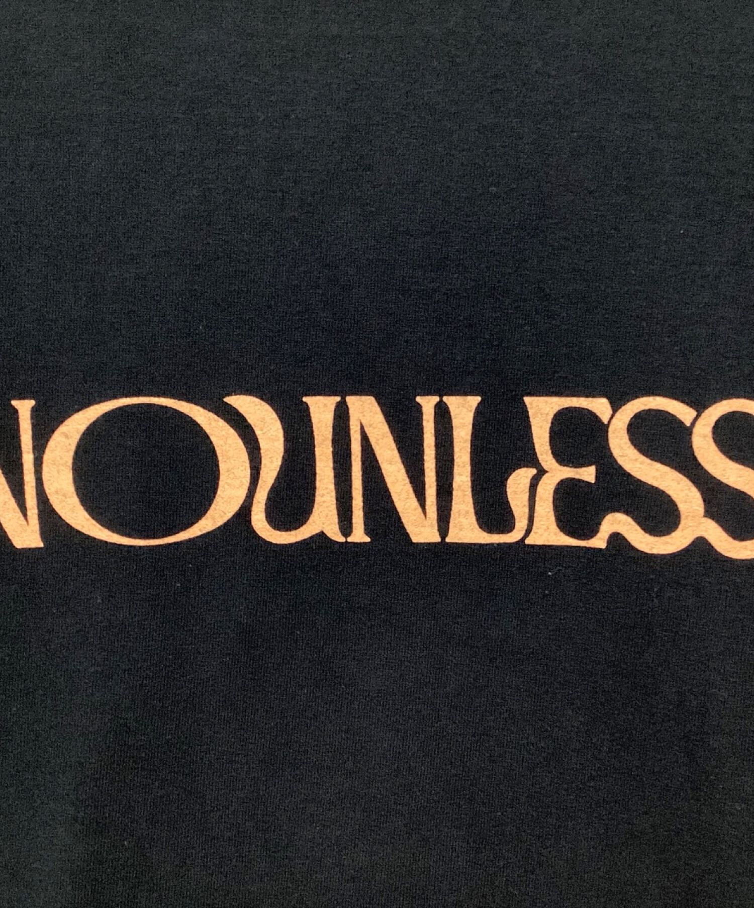 中古・古着通販】NOUNLESS (ナウンレス) ロゴロングスリーブTシャツ