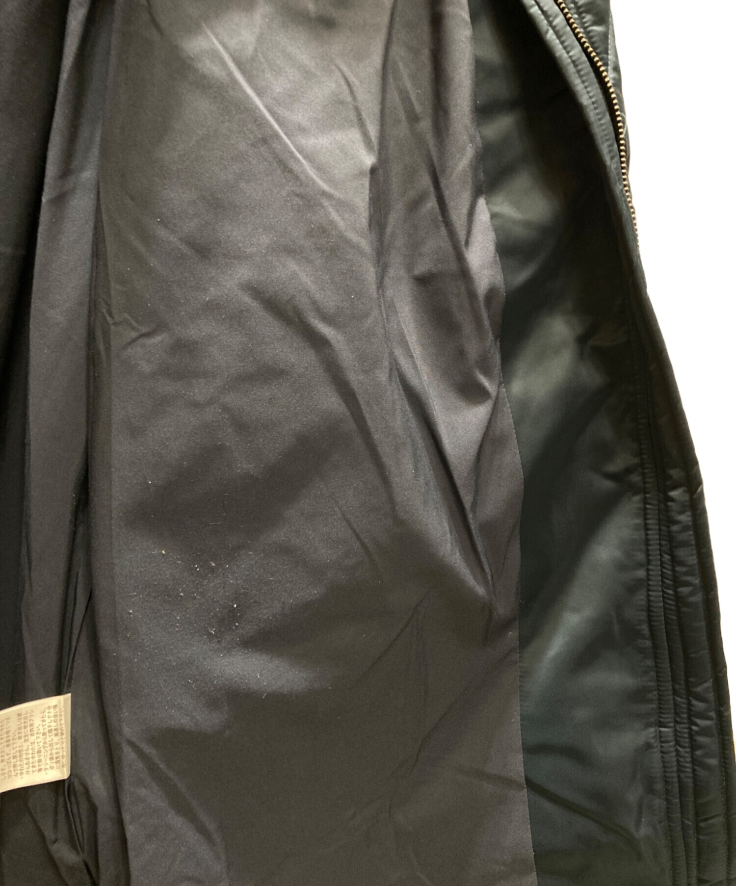 中古・古着通販】MECRE (メクル) ヘムファスナーキルティングロング 