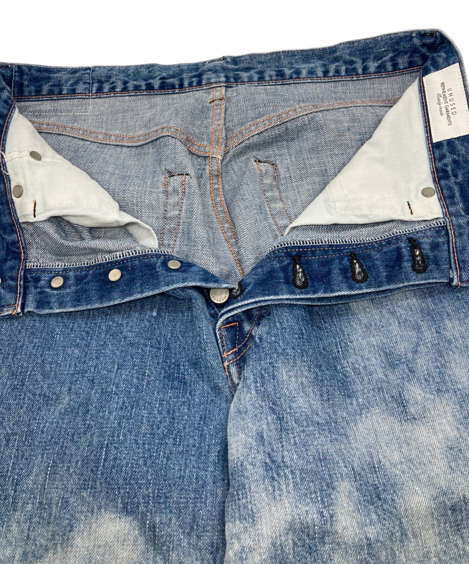 中古・古着通販】UNUSED (アンユーズド) サンフェード加工デニム