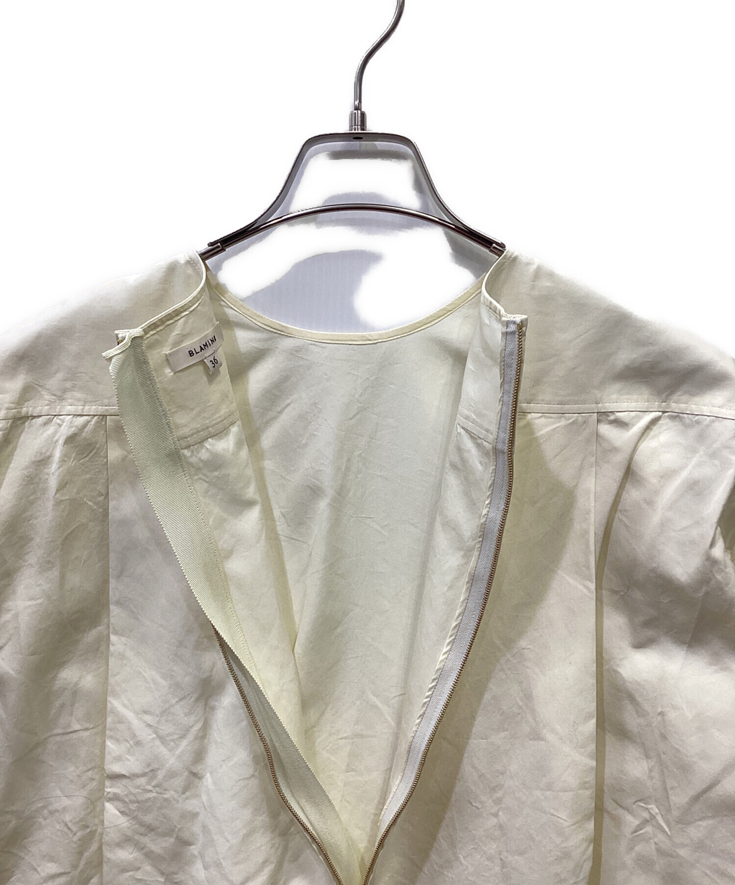 BLAMINK ブラウス 36 中古・古着通販】BLAMINK (ブラミンク) ブラウス オフホワイト サイズ