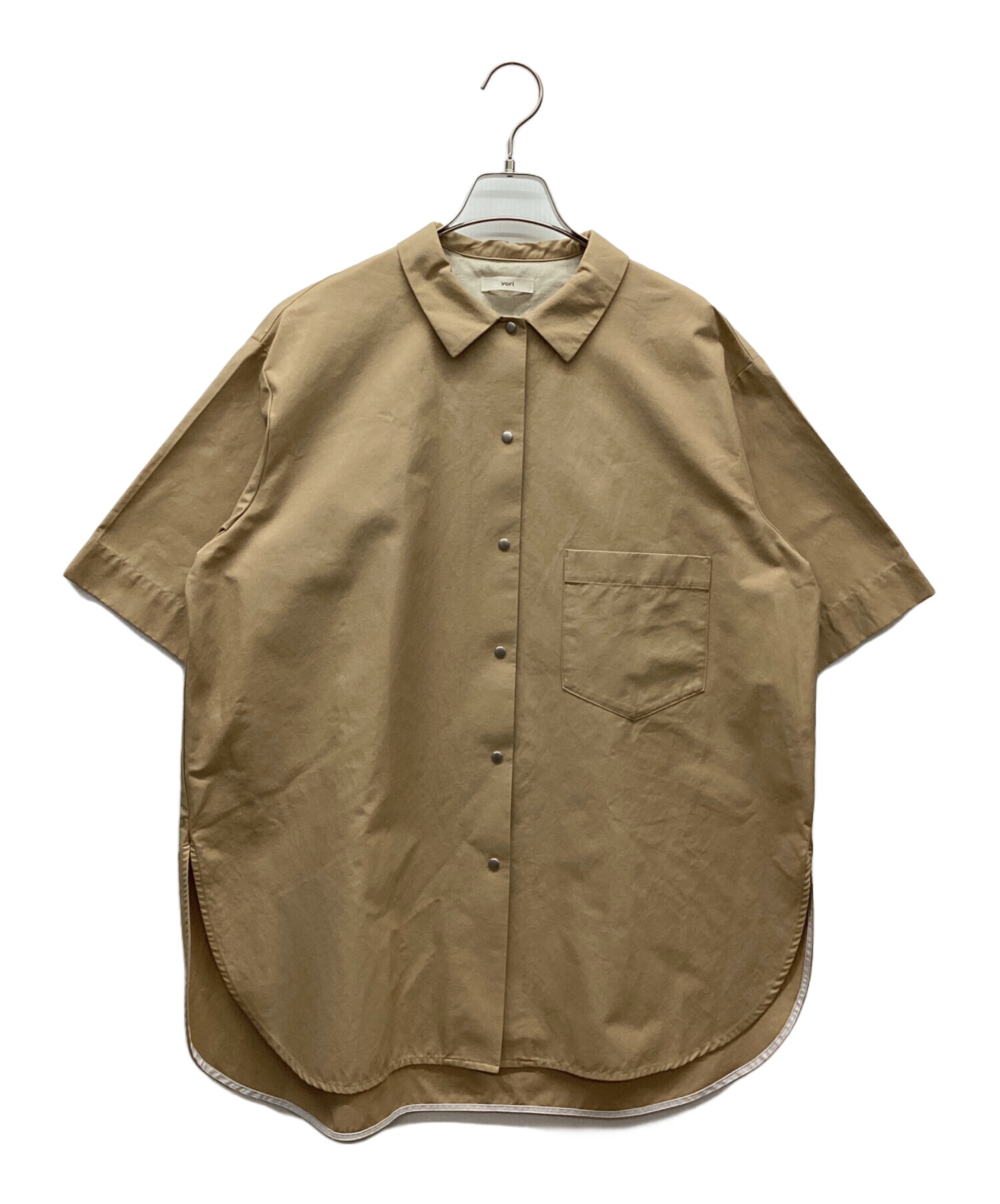 ホワイト オーバーサイズ チュニック　yori Yori ヨリ yori ホワイト オーバーサイズ チュニック yori yori（ヨリ