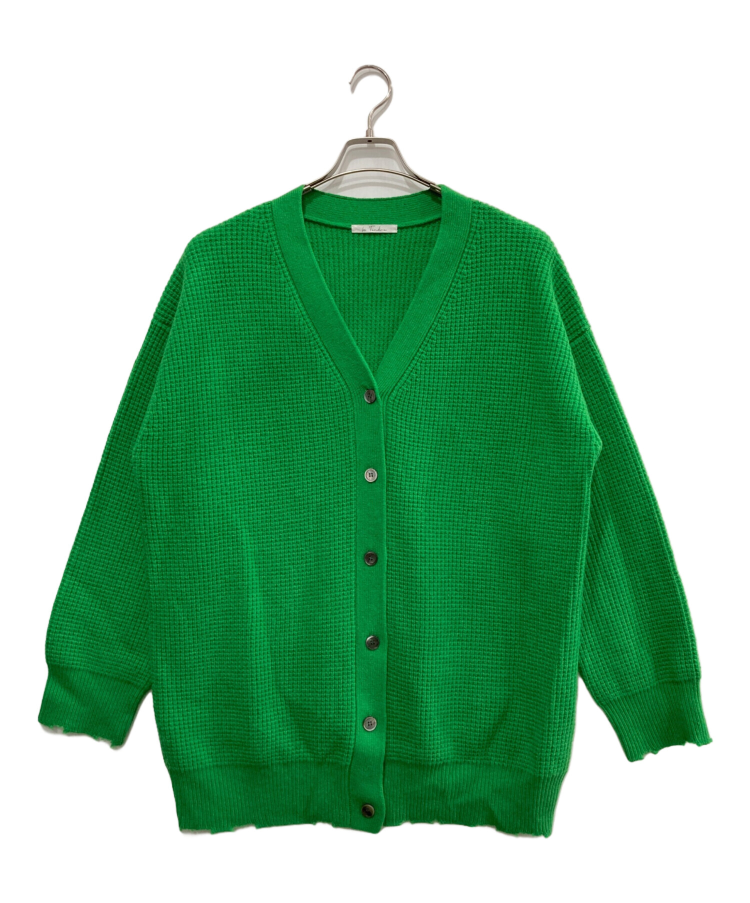 plage FURカーディガン　カーキ Plage - Plage / プラージュ | Fur カーディガン | グレー