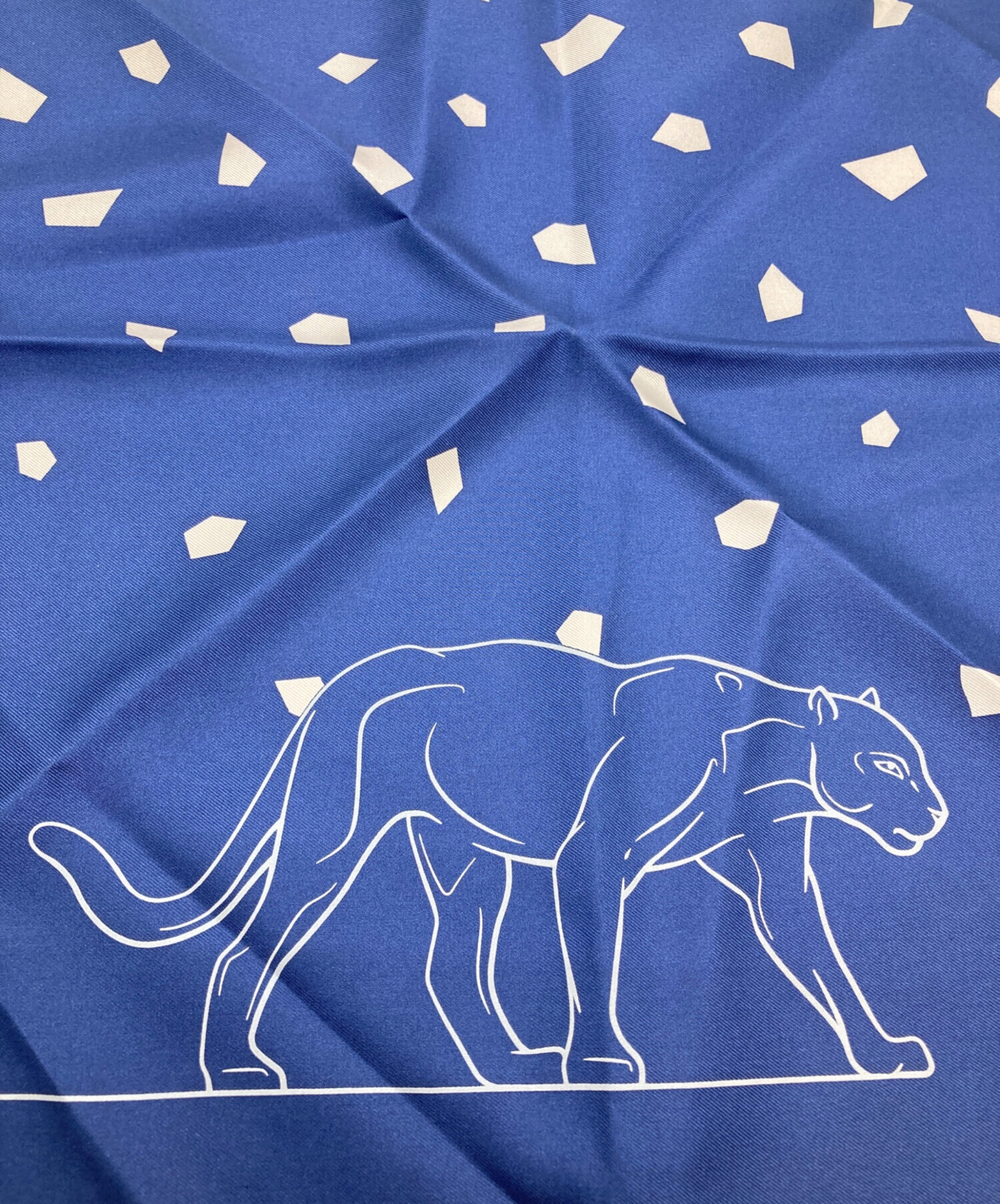 未使用　Cartier スカーフ 中古・古着通販】Cartier (カルティエ) パンテール レオパード