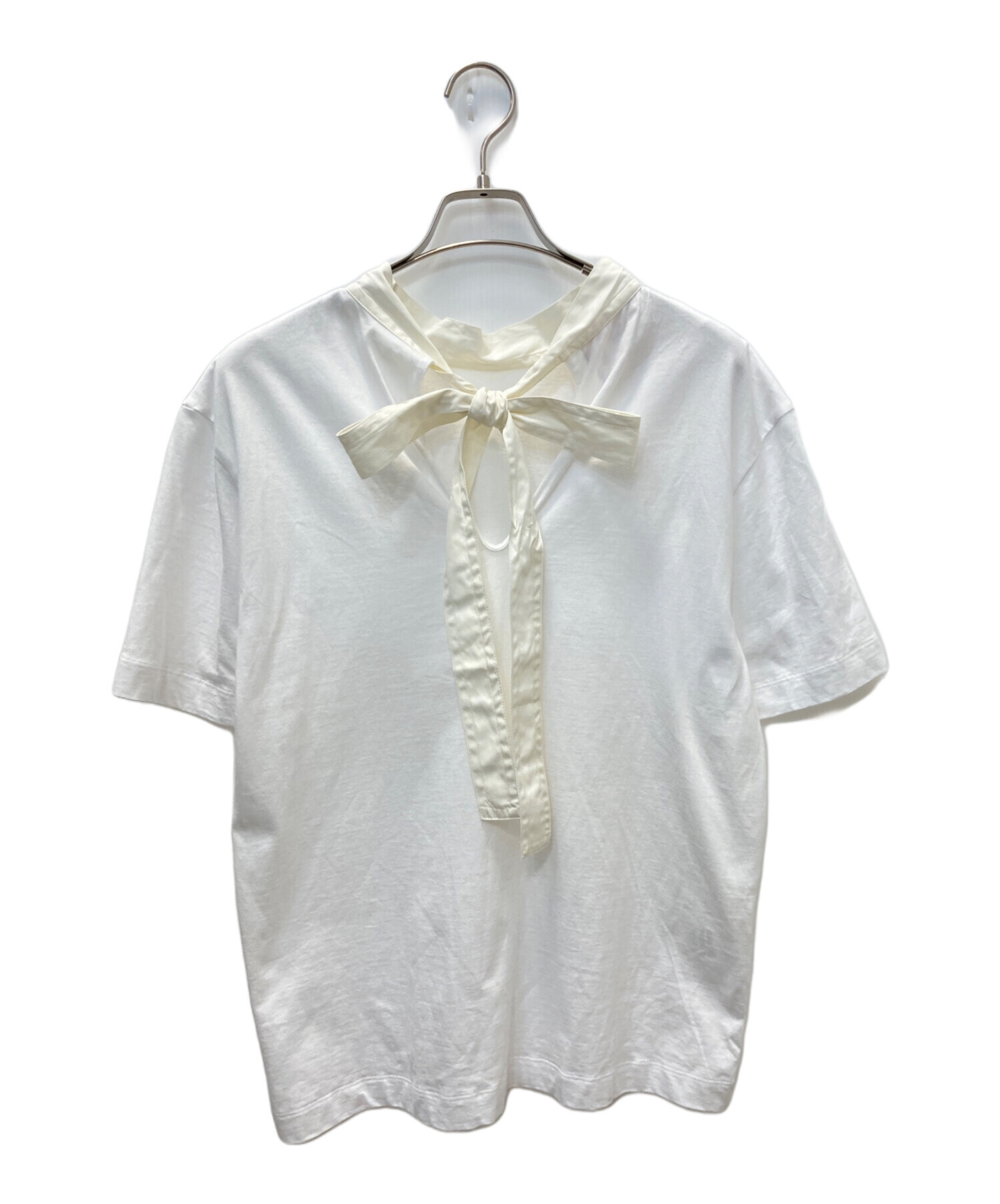 中古・古着通販】PLAN C (プランシー) リボンディテール Tシャツ 