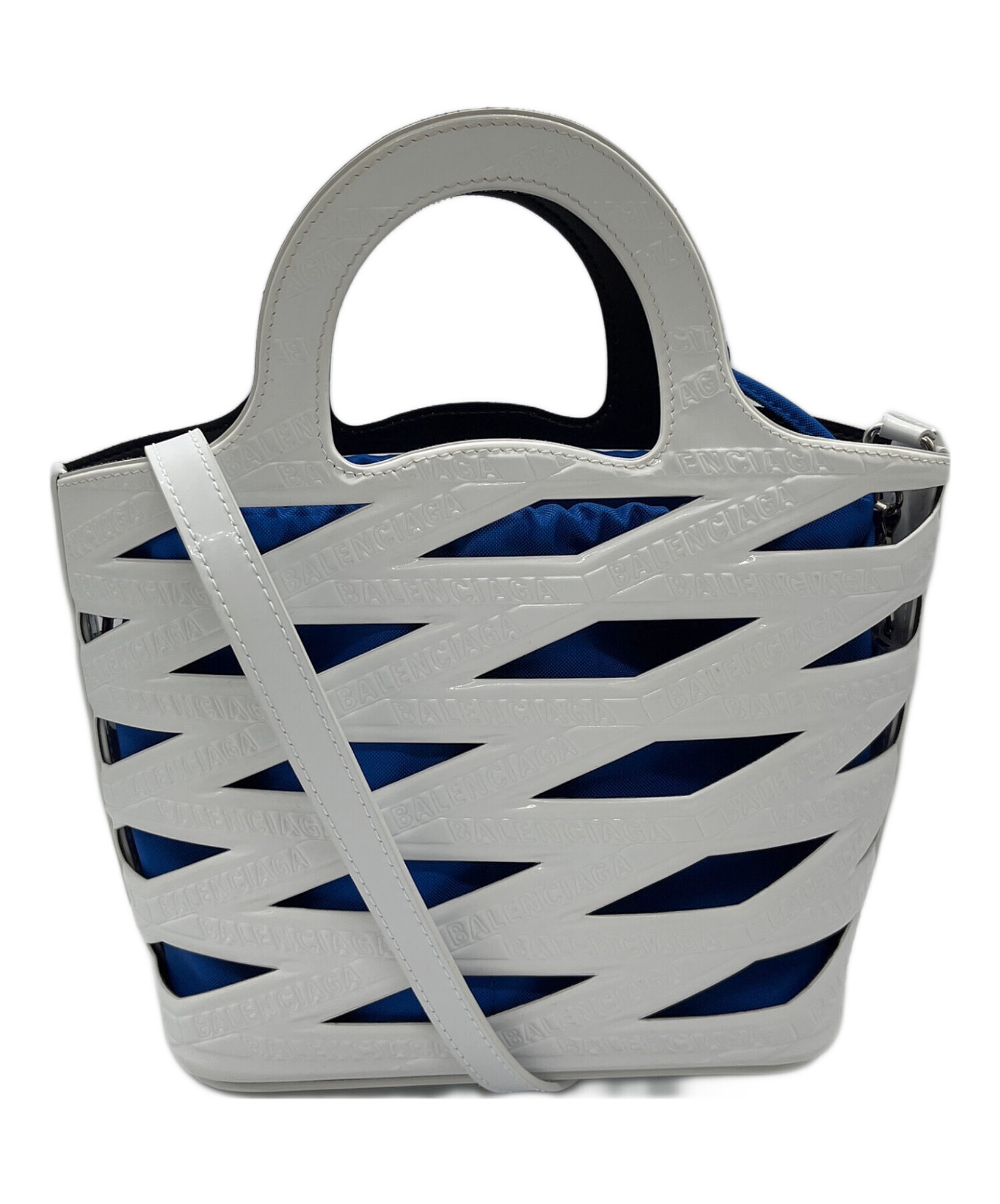 BALENCIAGA ホワイト ハンドバッグ 美品 ぶるー様 中古・古着通販】BALENCIAGA (バレンシアガ) バッグ ホワイト