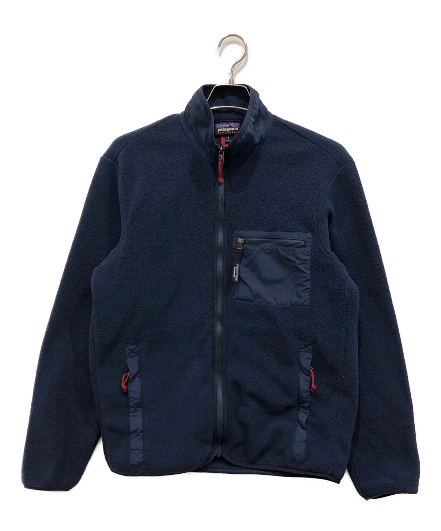 【廃盤カラー？】patagonia ネイビー ジャケット Sサイズ 中古・古着通販】Patagonia (パタゴニア) シンチラジャケット ネイビー