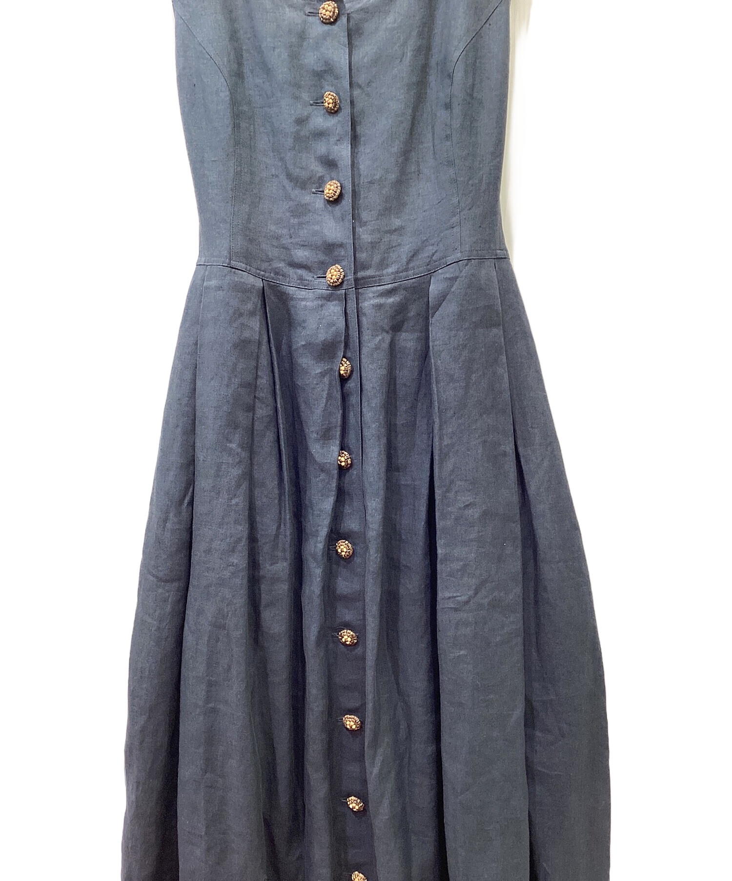 FOXEY リネンワンピース　フリーサイズ FOXEY リネンワンピース フリーサイズ