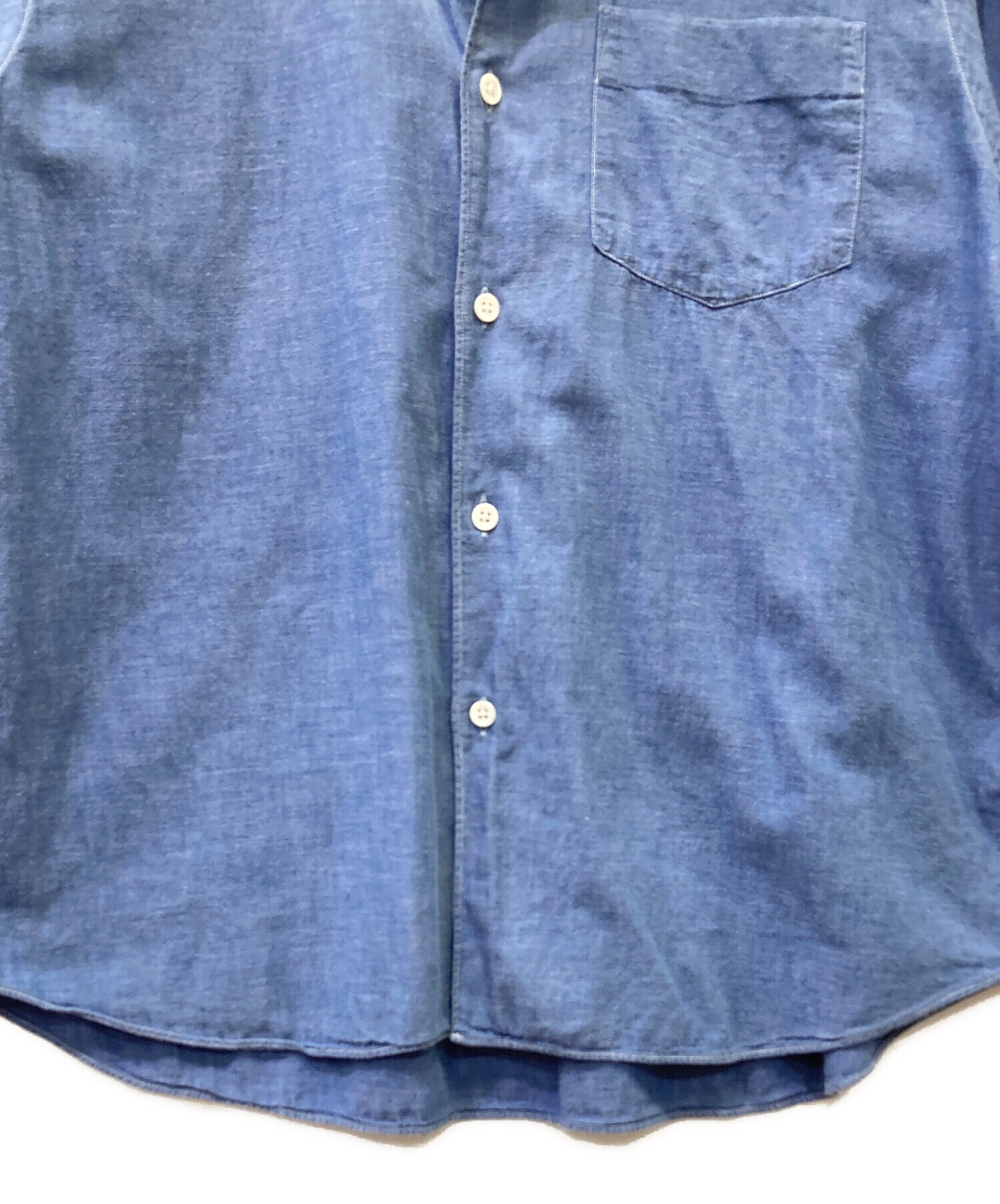 COMOLI（コモリ） ベタシャンコモリシャツ 15F-02003 BLUE 1 【公式通販】